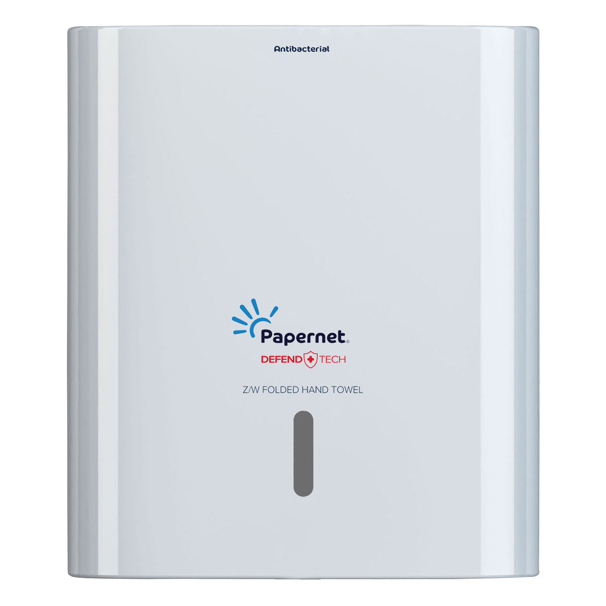 Dispenser asciugamani piegati a Z/W Hi-Tech - 29 x 10,8 x 33,6 cm - bianco - Papernet