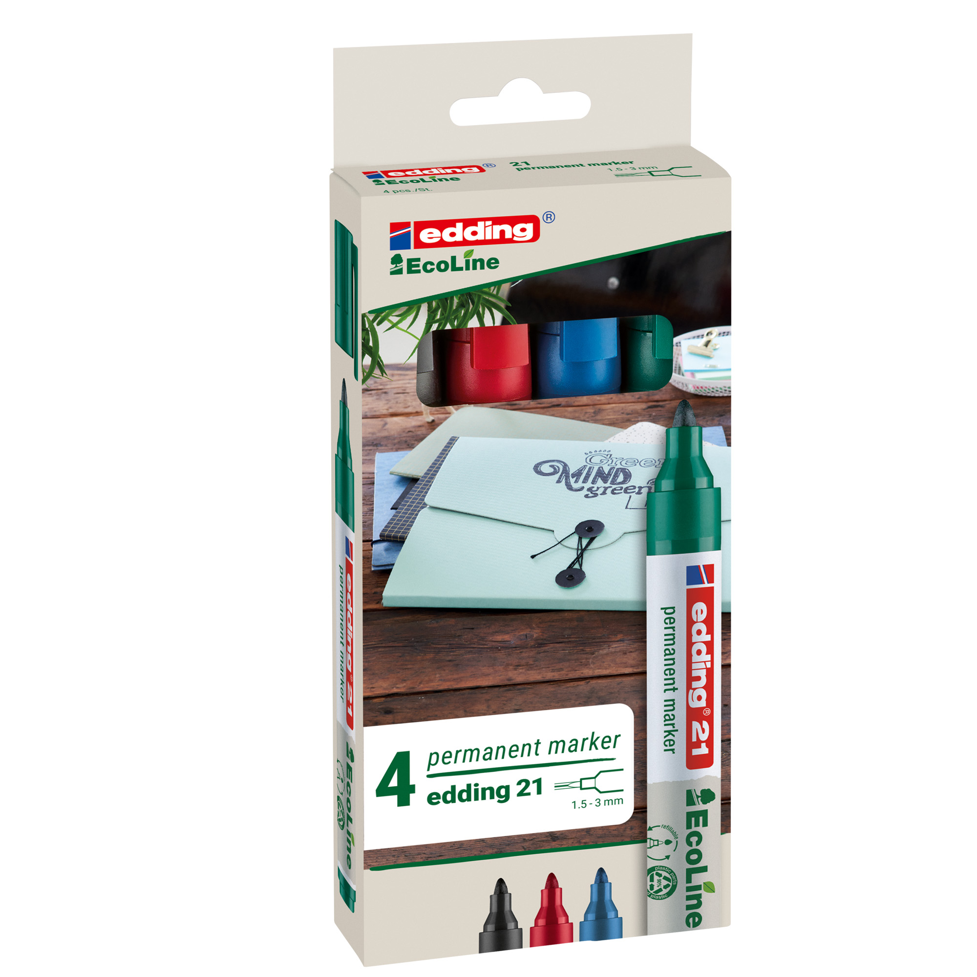 Marcatore permanente 21 Ecoline - punta conica - …