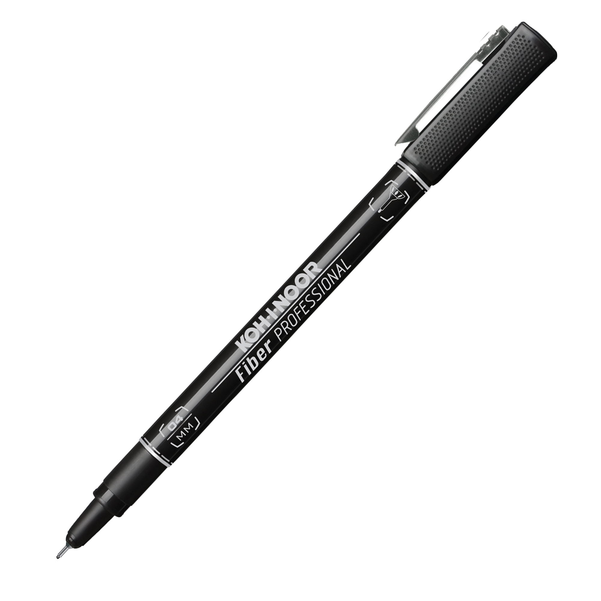 Fineliner Professional Fiber - 0,4mm - nero - Koh.I.Noor