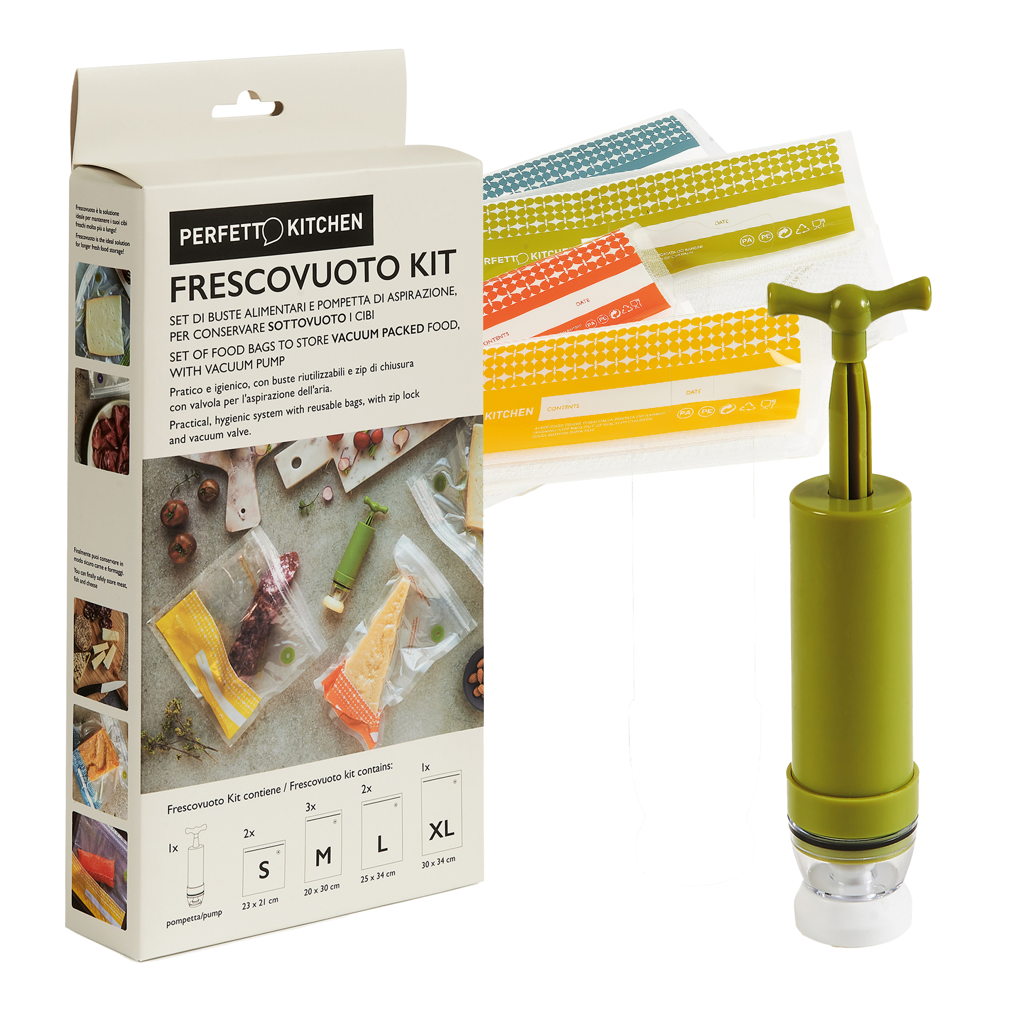 FrescoVuoto StarPack - pompa + 8 buste sottovuoto …