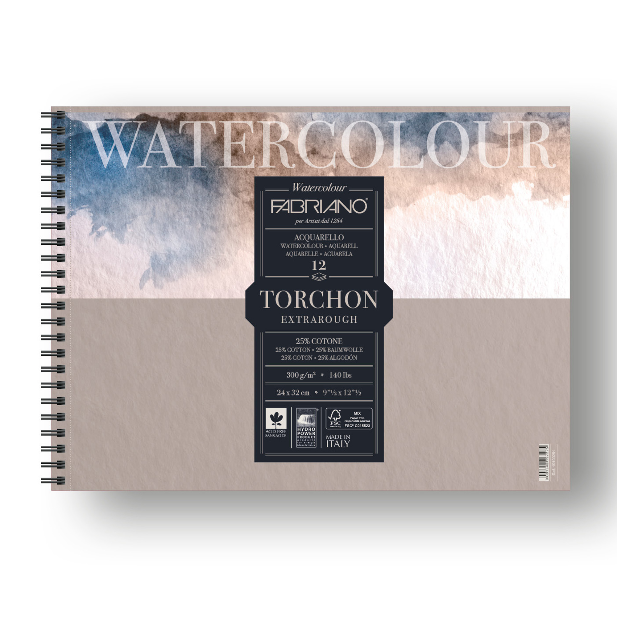 Blocco Watercolour Torchon - 24 x 32 cm …