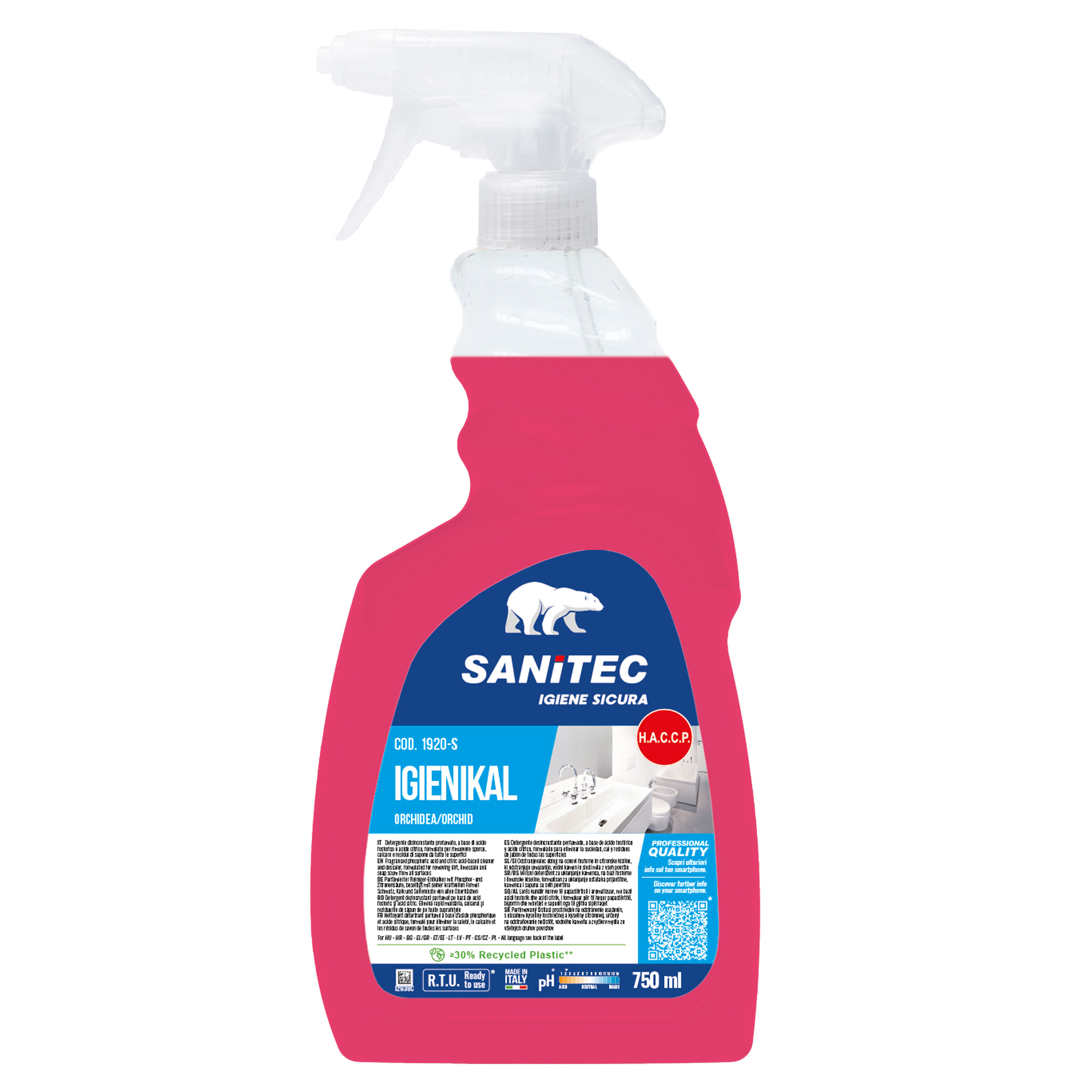Sanitec IGIENIKAL BATHROOM - Disincrostante - liquido - …