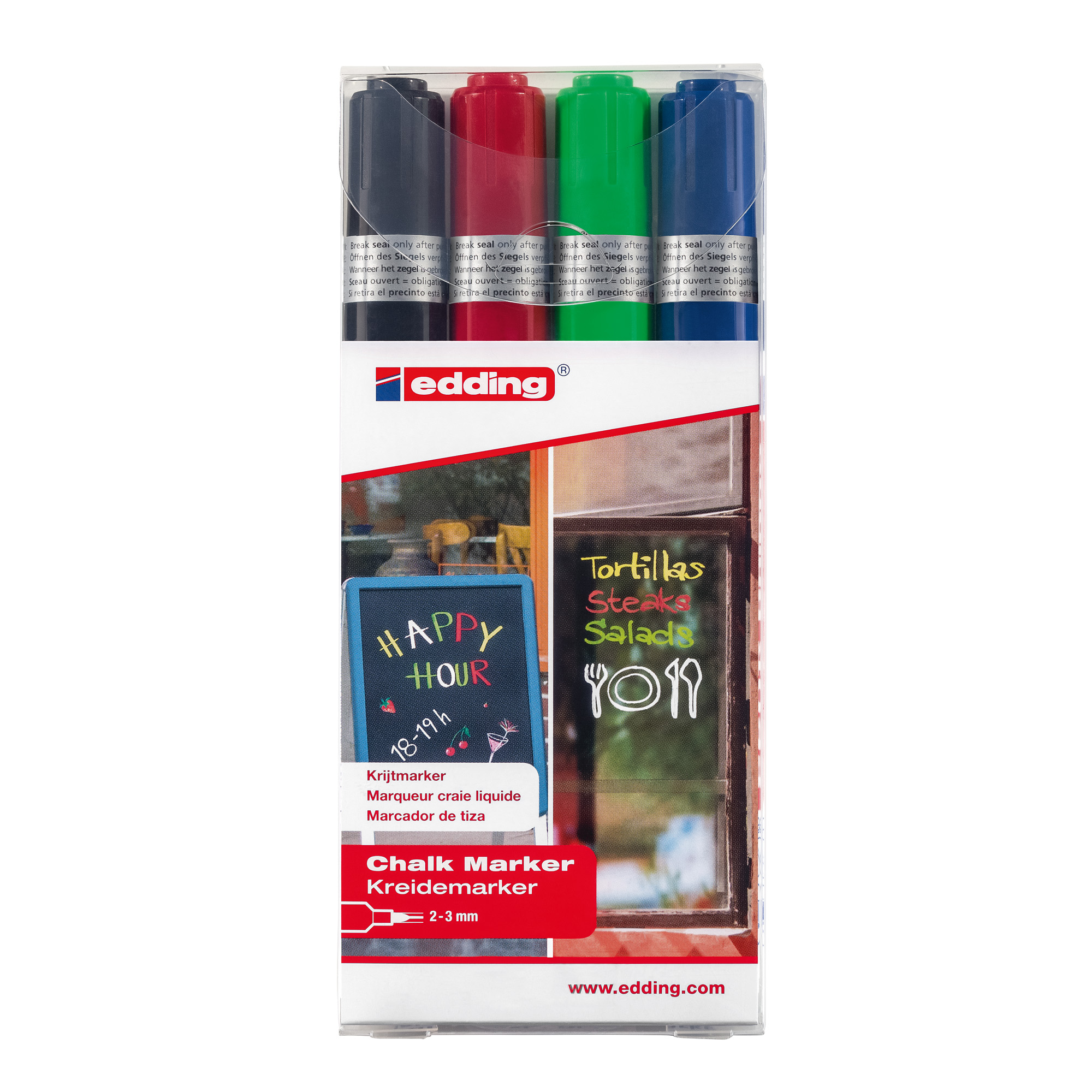 Marcatore a gesso liquido 4095 - punta tonda …