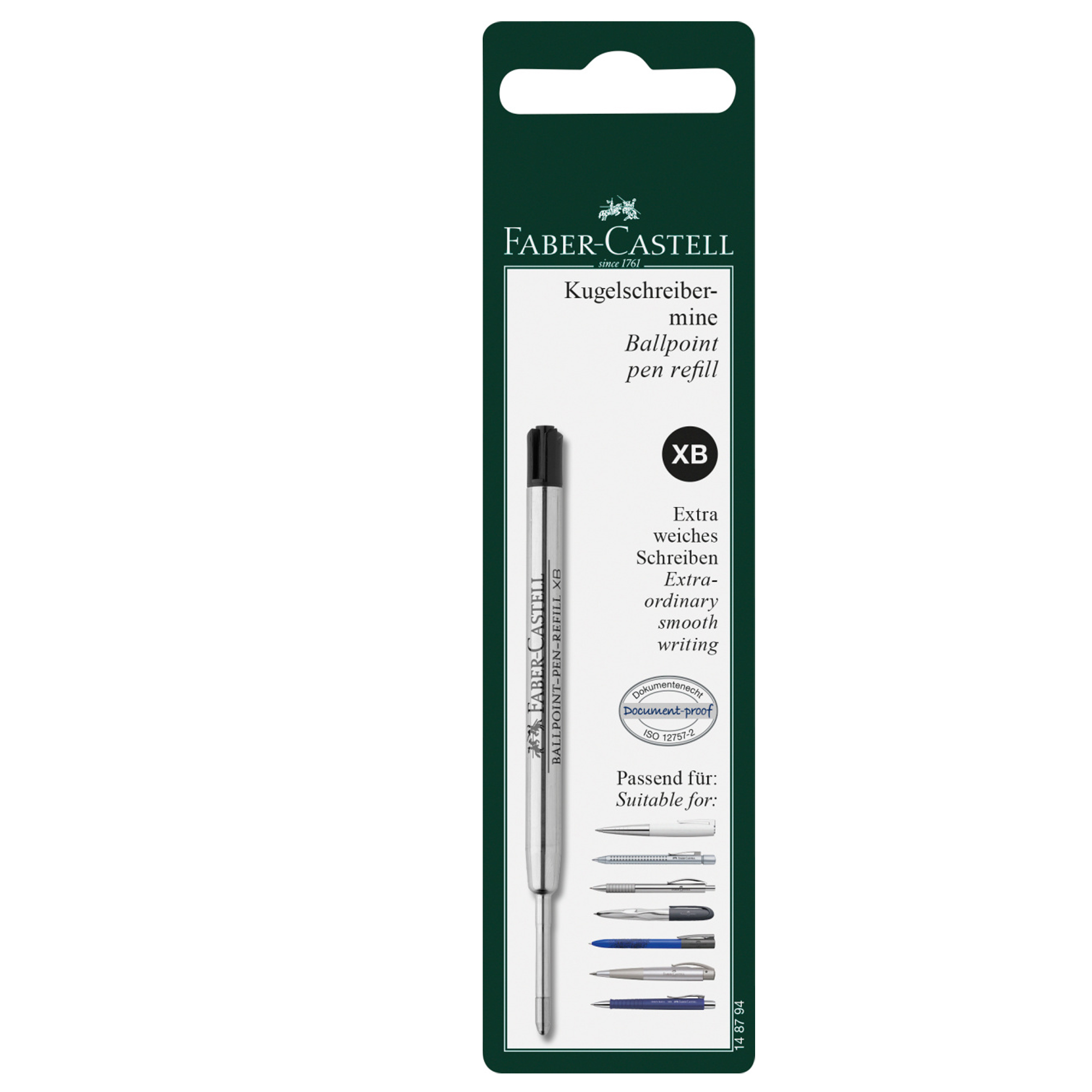 Refill XB - punta 0,7mm - fusto nero …