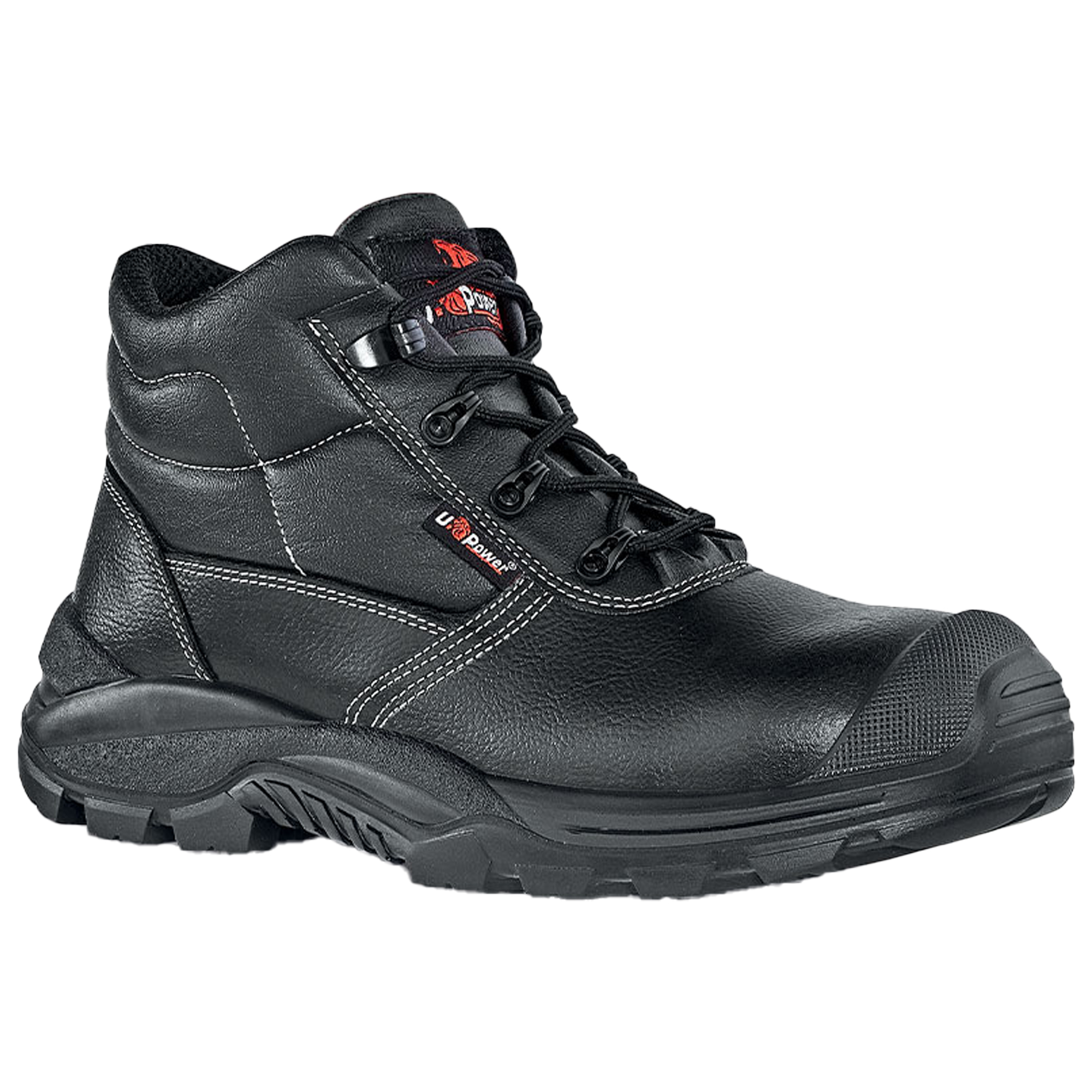 Calzatura di sicurezza Texas UK S3 SRC Rock&roll - pelle grana mina idrorepellente - numero 35 - nero - U-Power