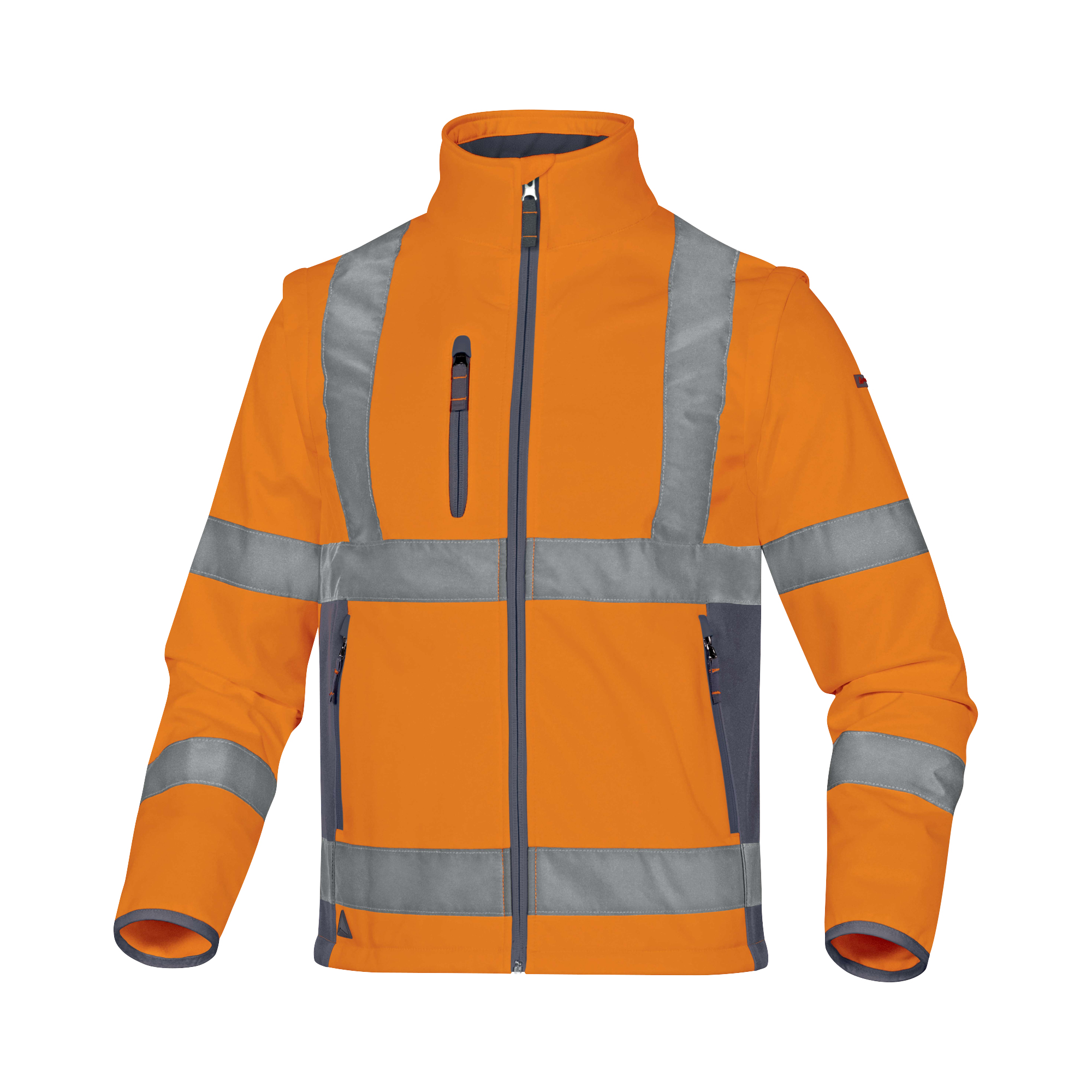 Giacca Softshell Moonlight 2 alta visibilità - poliestere - taglia M - arancio fluo - Deltaplus
