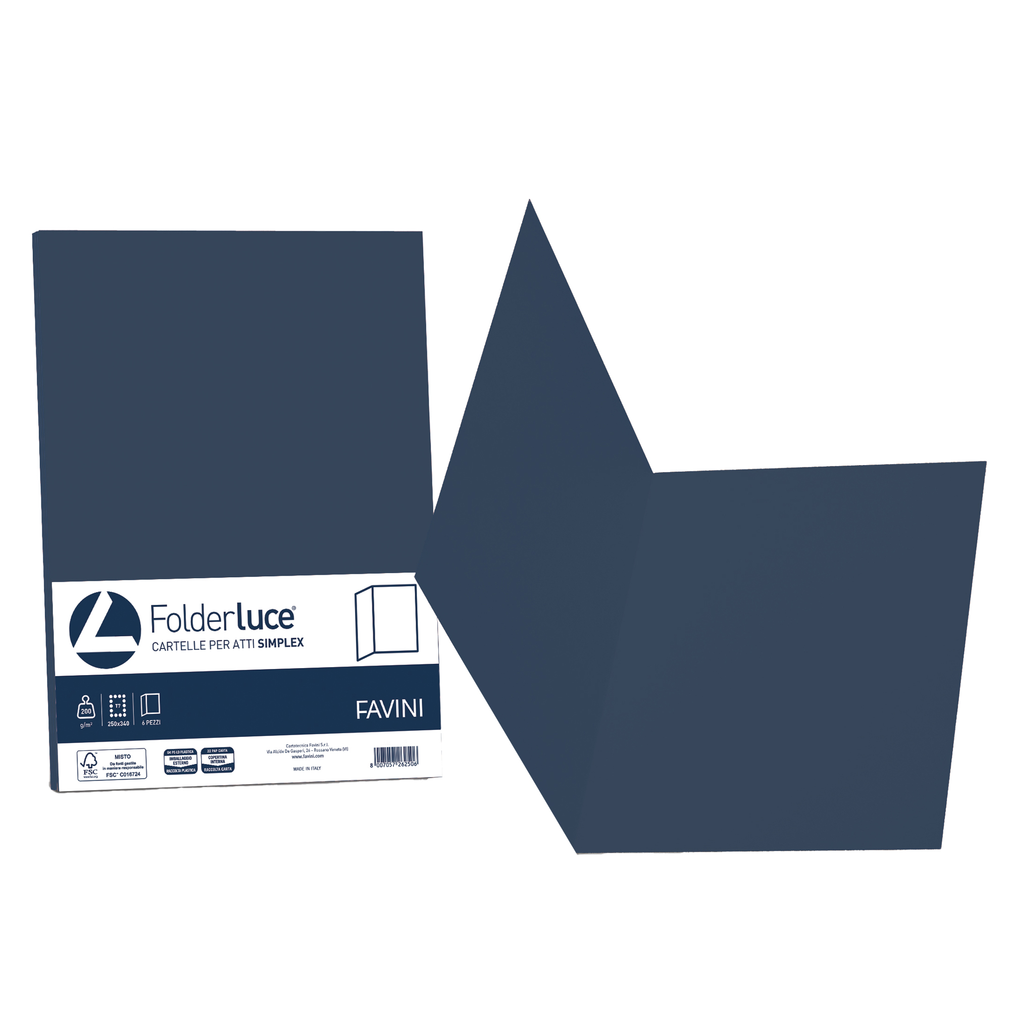Cartellina semplice Luce - 200 gr - A4 …