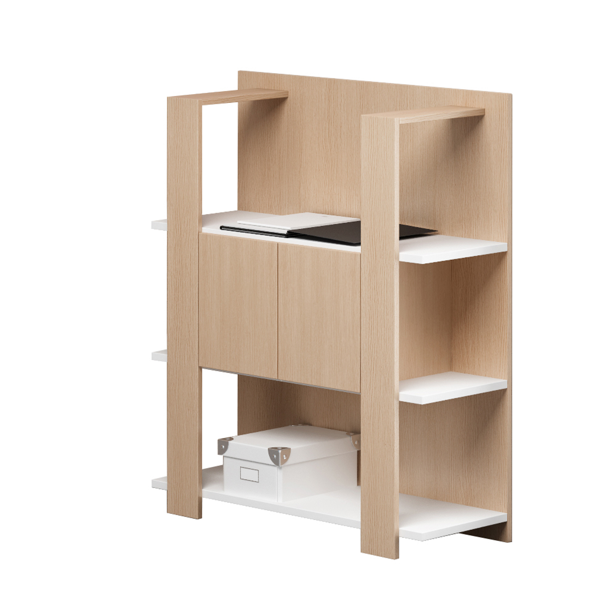 Libreria bassa Concept - 3 ripiani - 100x38,6x124 …