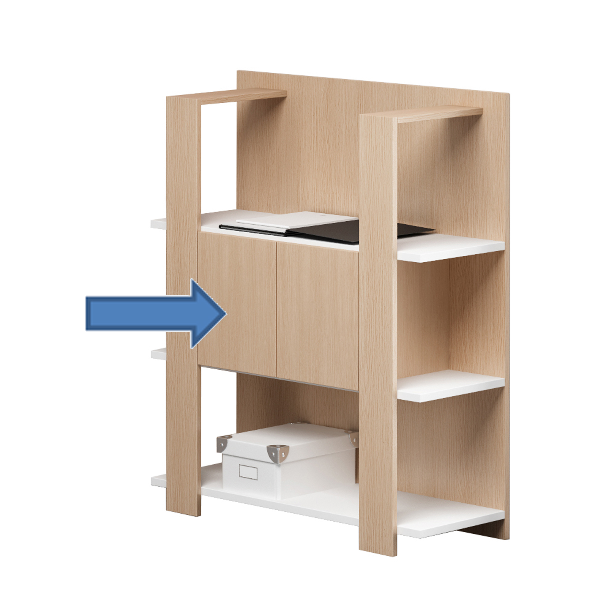 Coppia antine + paretine per libreria Concept - …