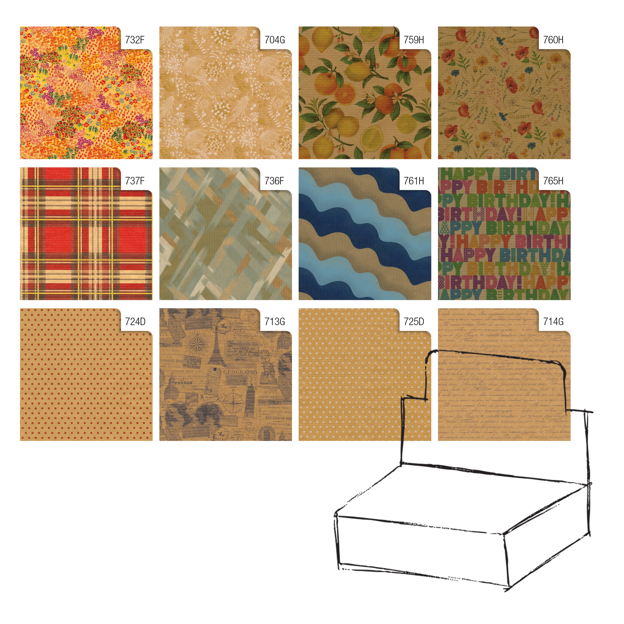 Carta regalo - kraft - Natura - 70 …