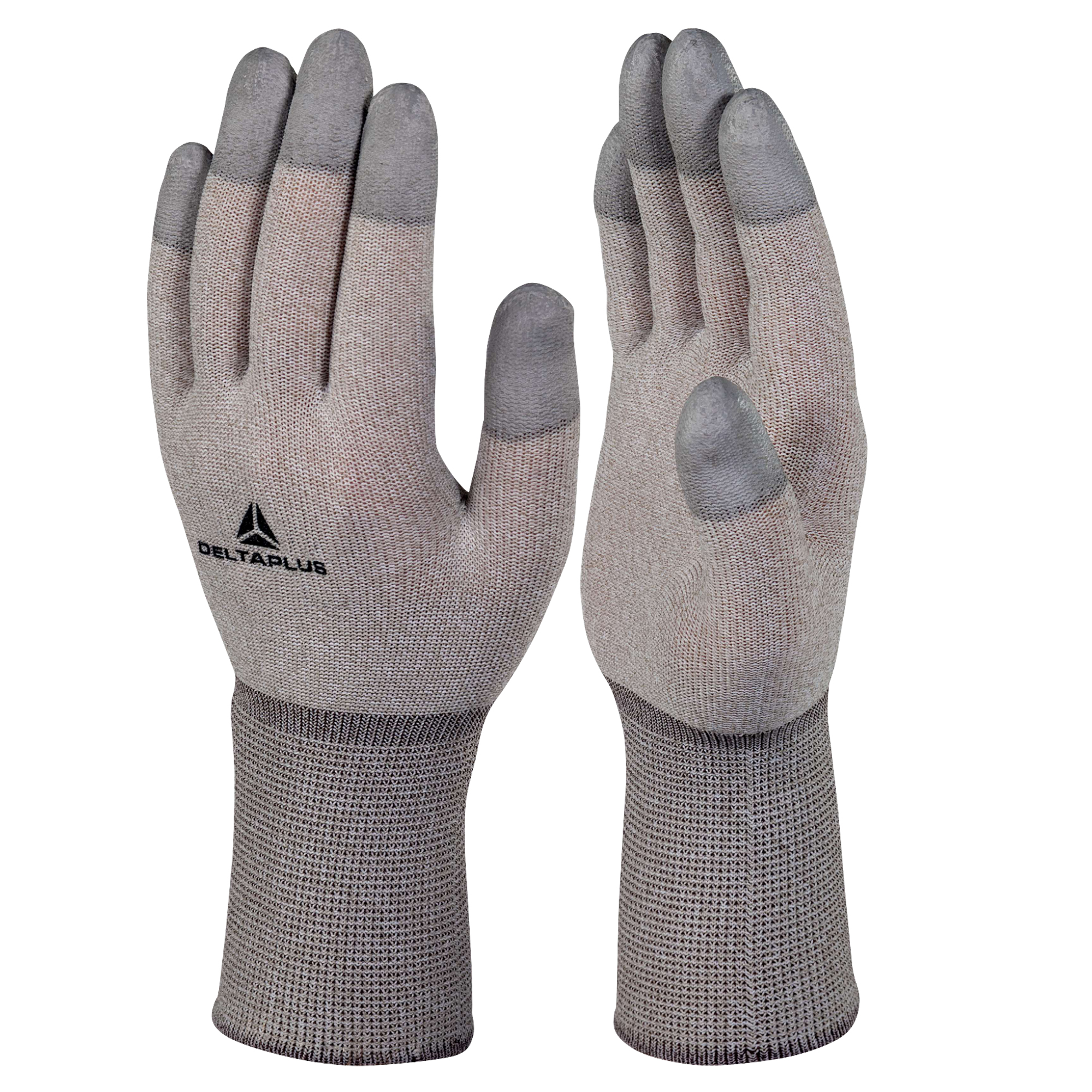 Guanti antistatica Themis VV792 ESD - taglia 08 - ruggine/grigio - Deltaplus
