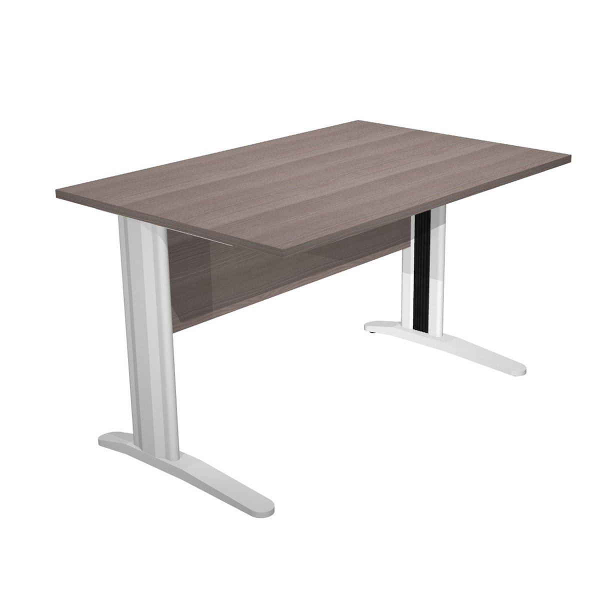 Scrivania lineare Easy - 120 x 80 x …