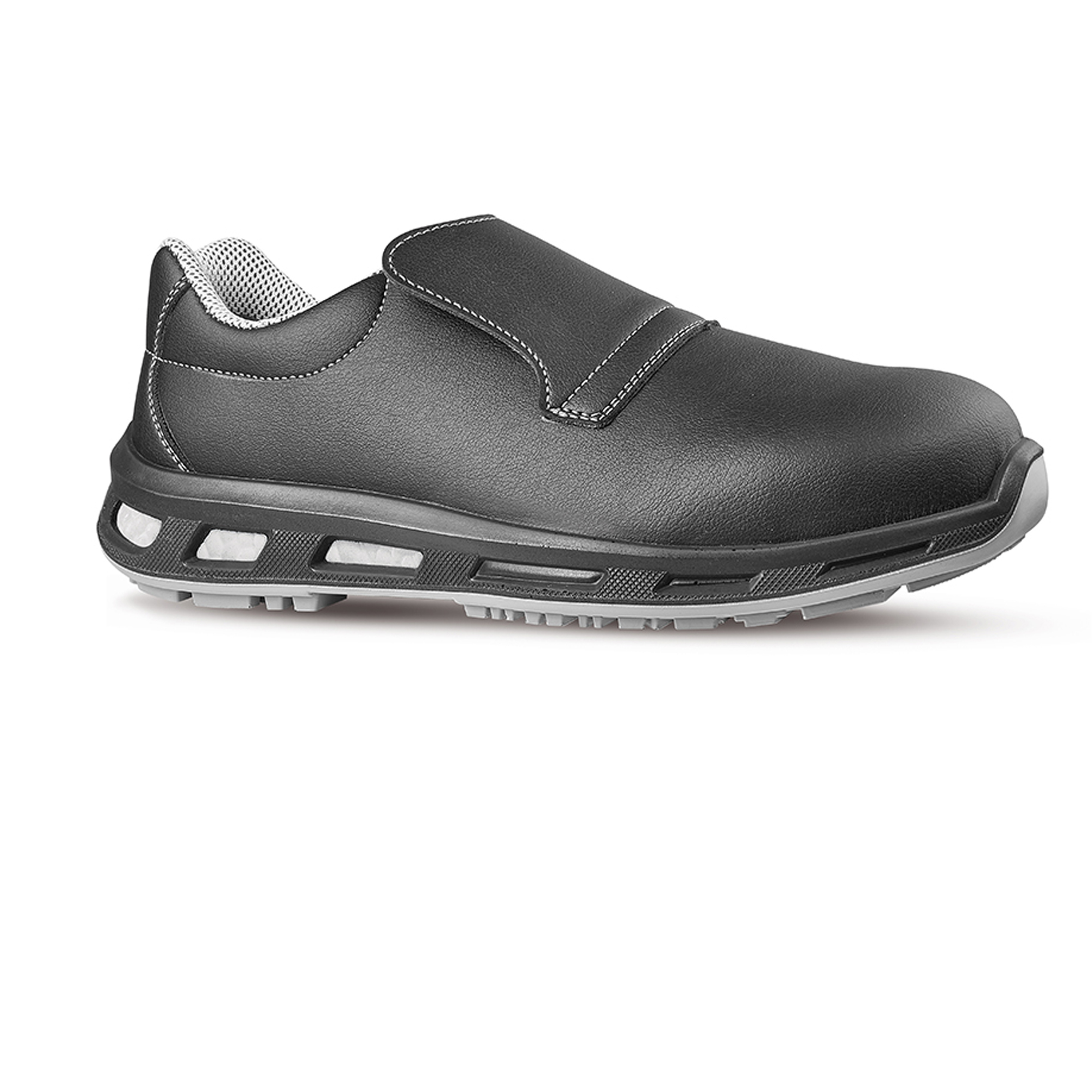 Calzatura di sicurezza Noir S2 FO SR - pelle idrorepellente - nero - taglia 37 - U-Power