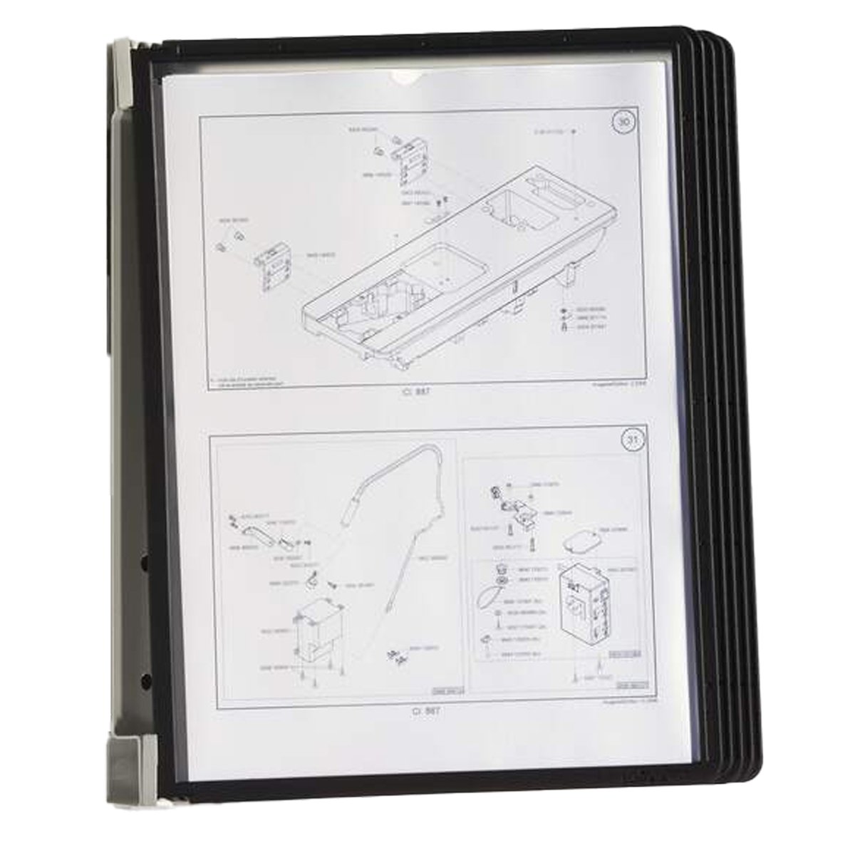 Leggio da parete DURABLE VARIO® MAGNET WALL 5 …