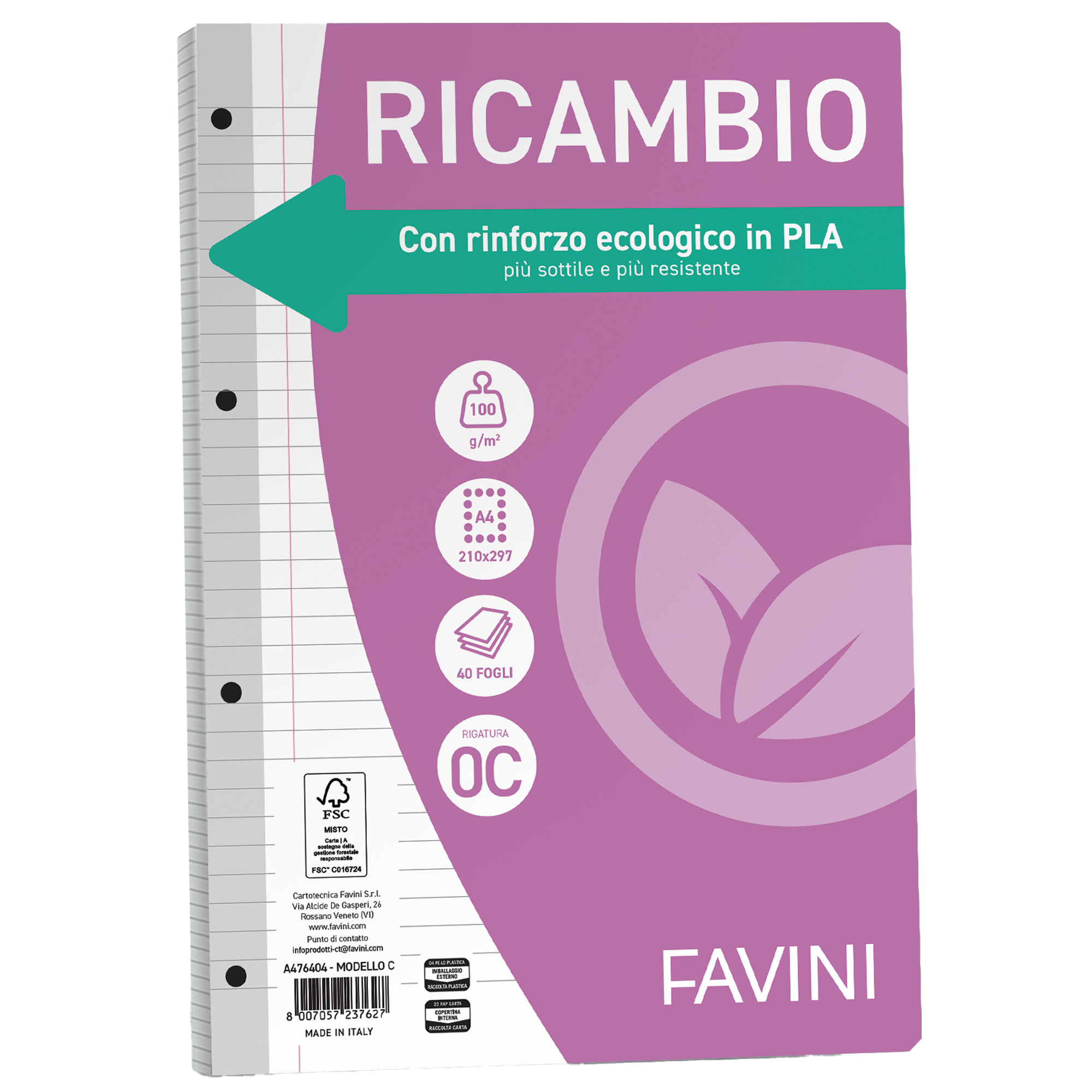 Ricambi forati riforzati ecologico - A4 - 1 …