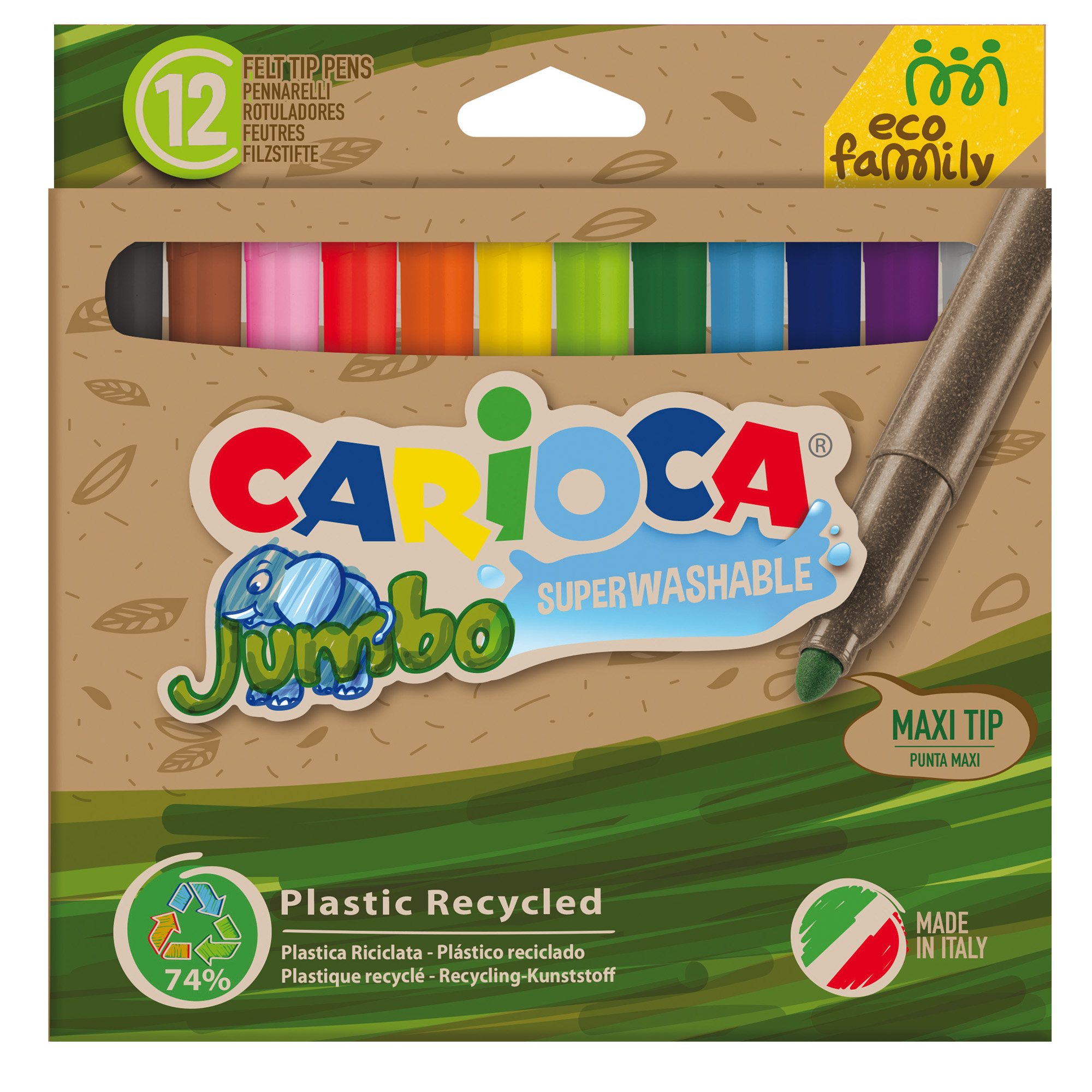 Pennarelli Jumbo Eco Family - lavabili - colori …