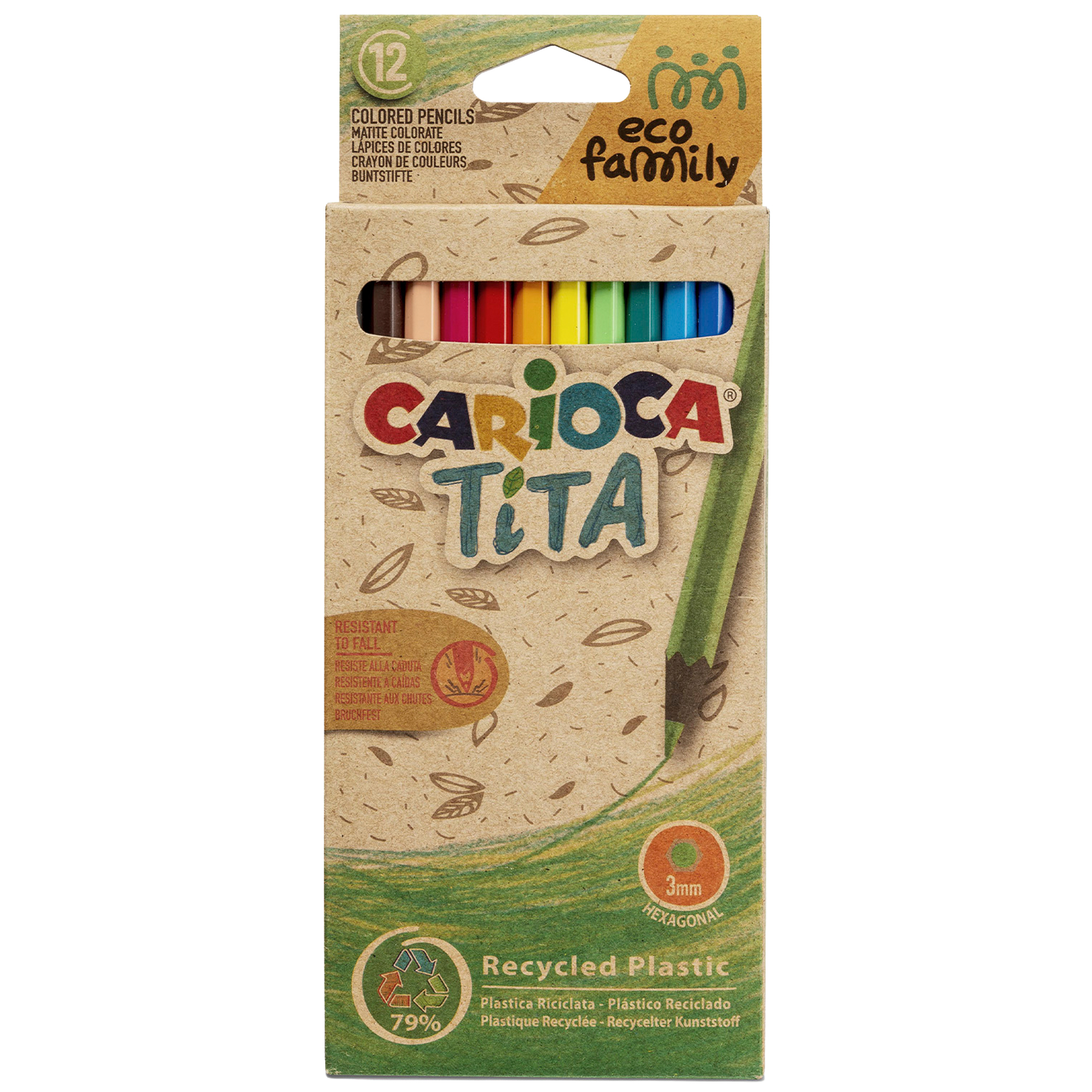 Matita colorata Tita Eco Family - colori assortiti …