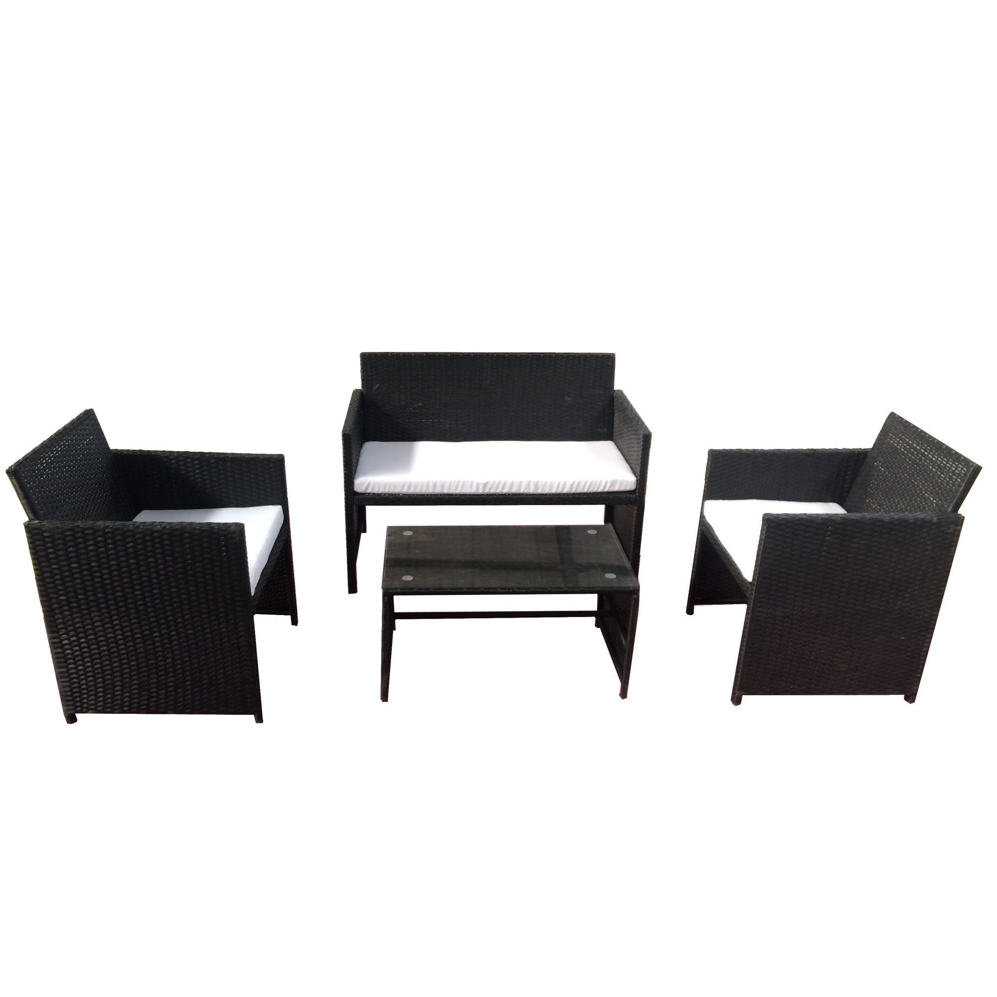 Salotto Valencia - nero/bianco - Garden Friend - …