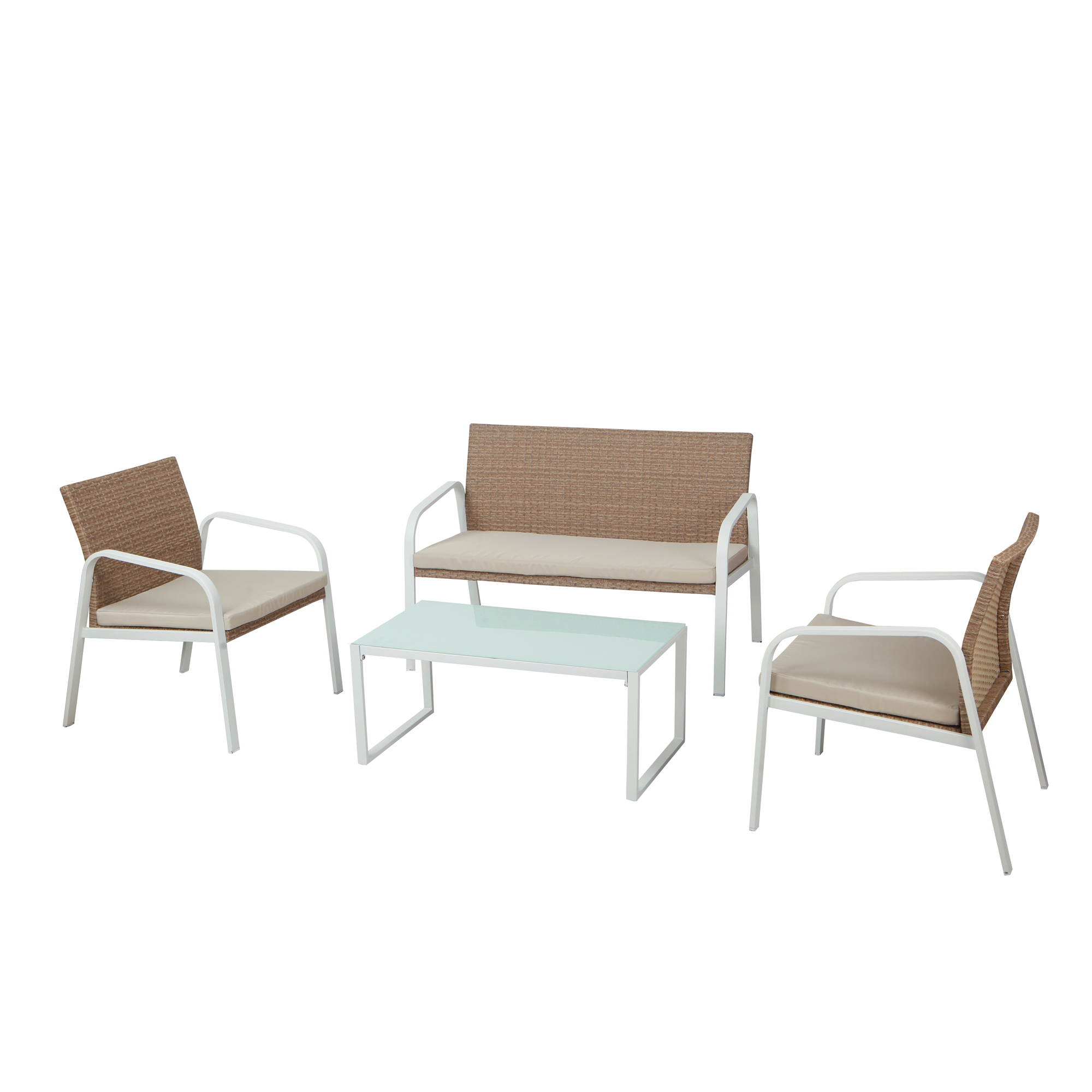 Salotto Madeira - bianco/beige - Garden Friend - …