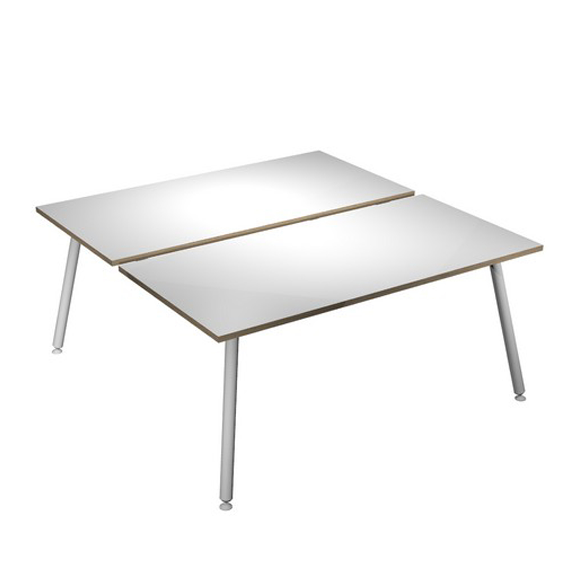 Scrivania Skinny Metal a 2 postazioni contrapp. - …