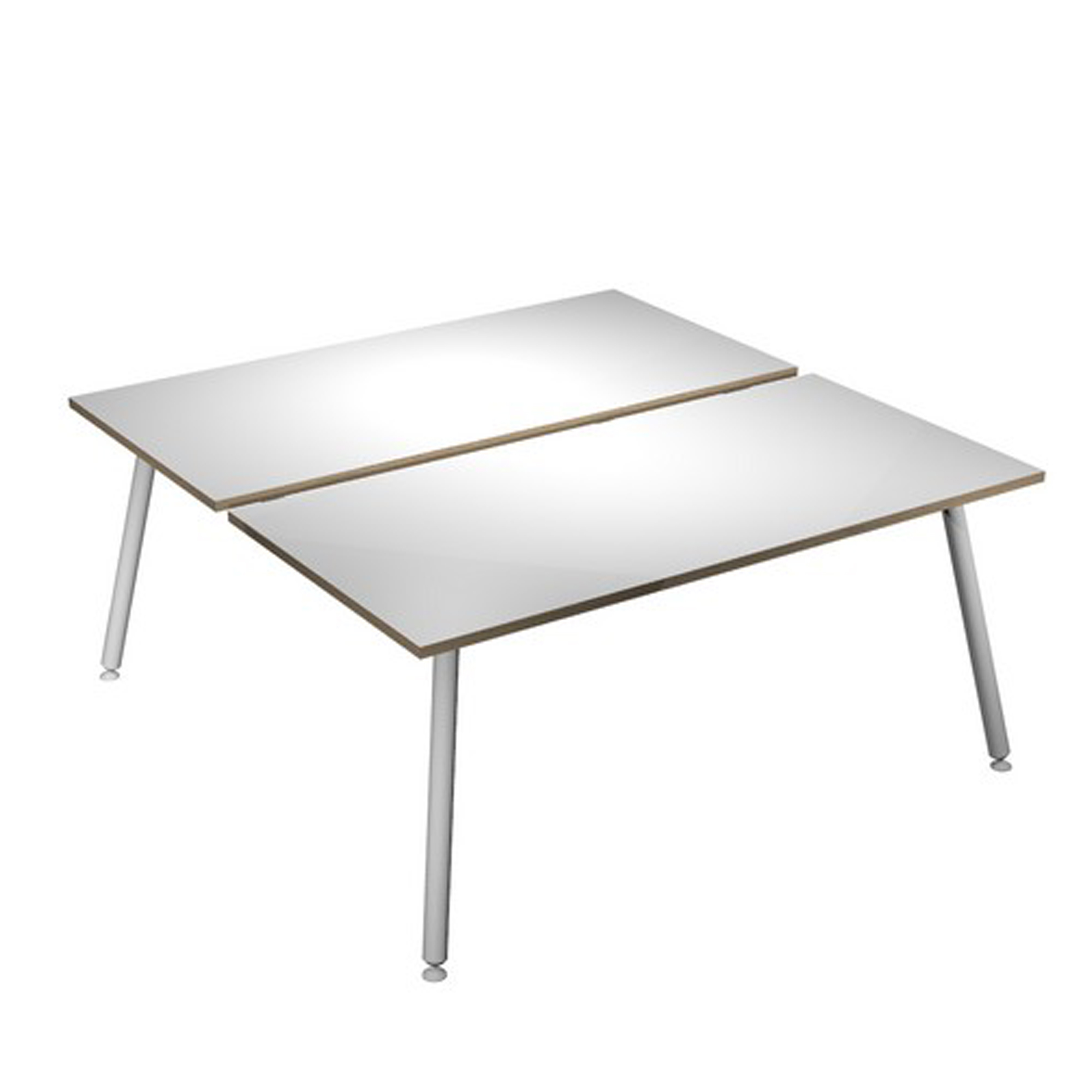 Scrivania Skinny Metal a 2 postazioni contrapp. - …