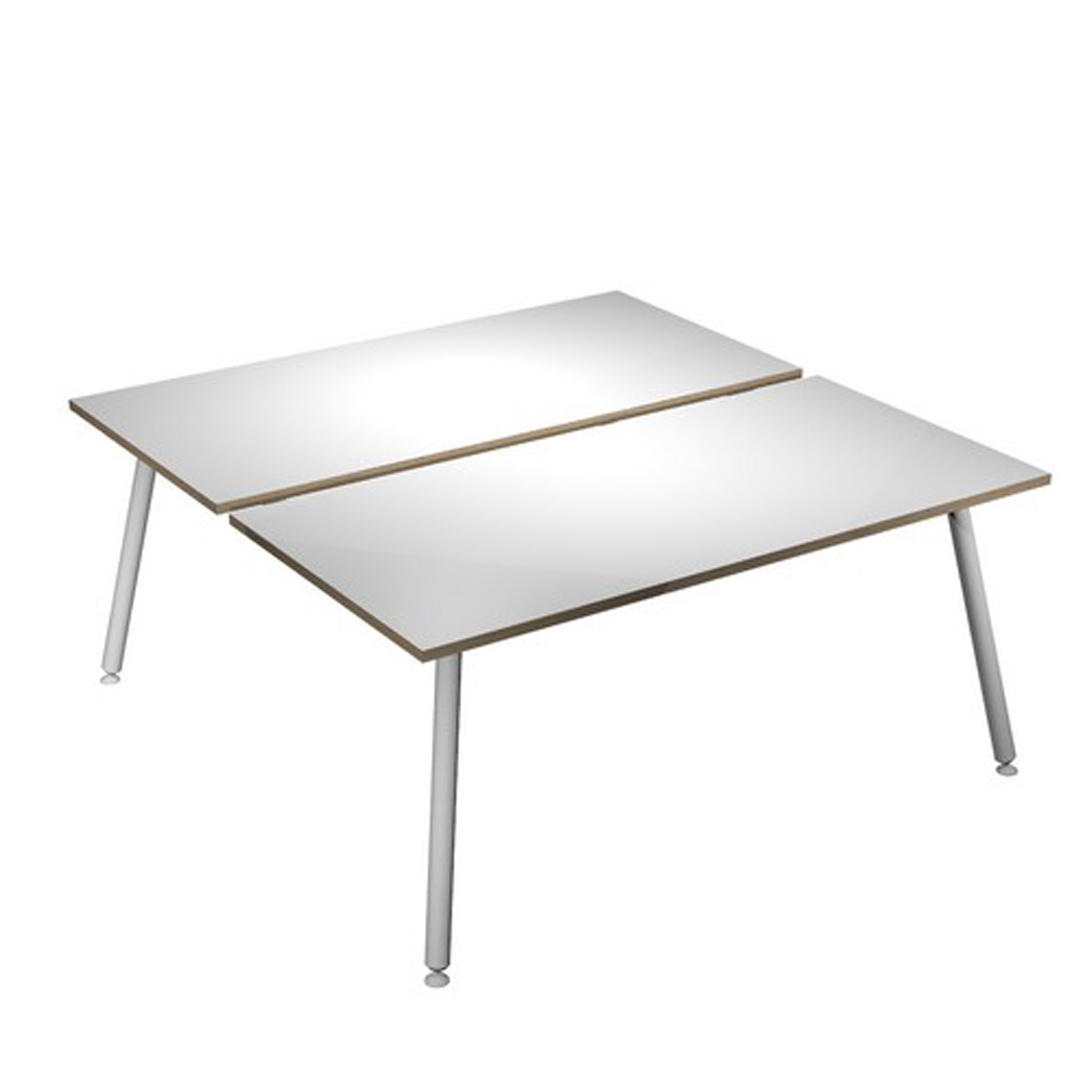 Scrivania Skinny Metal a 2 postazioni contrapp. - …