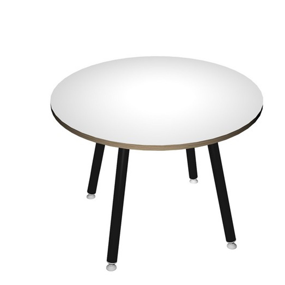 Tavolo riunione tondo Skinny Metal - diametro 100 …
