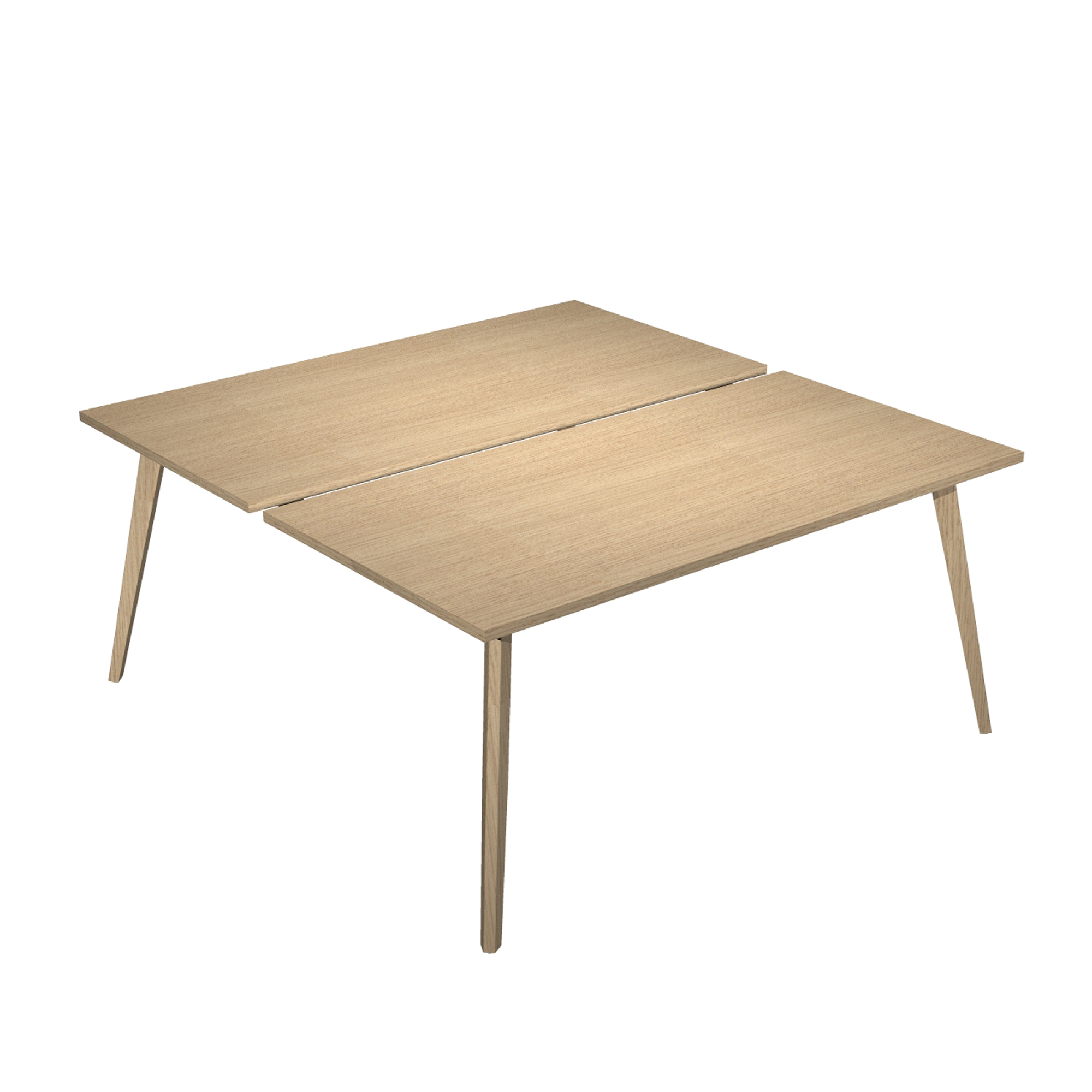 Scrivania Woody a 2 postazioni contrap. - 120 …