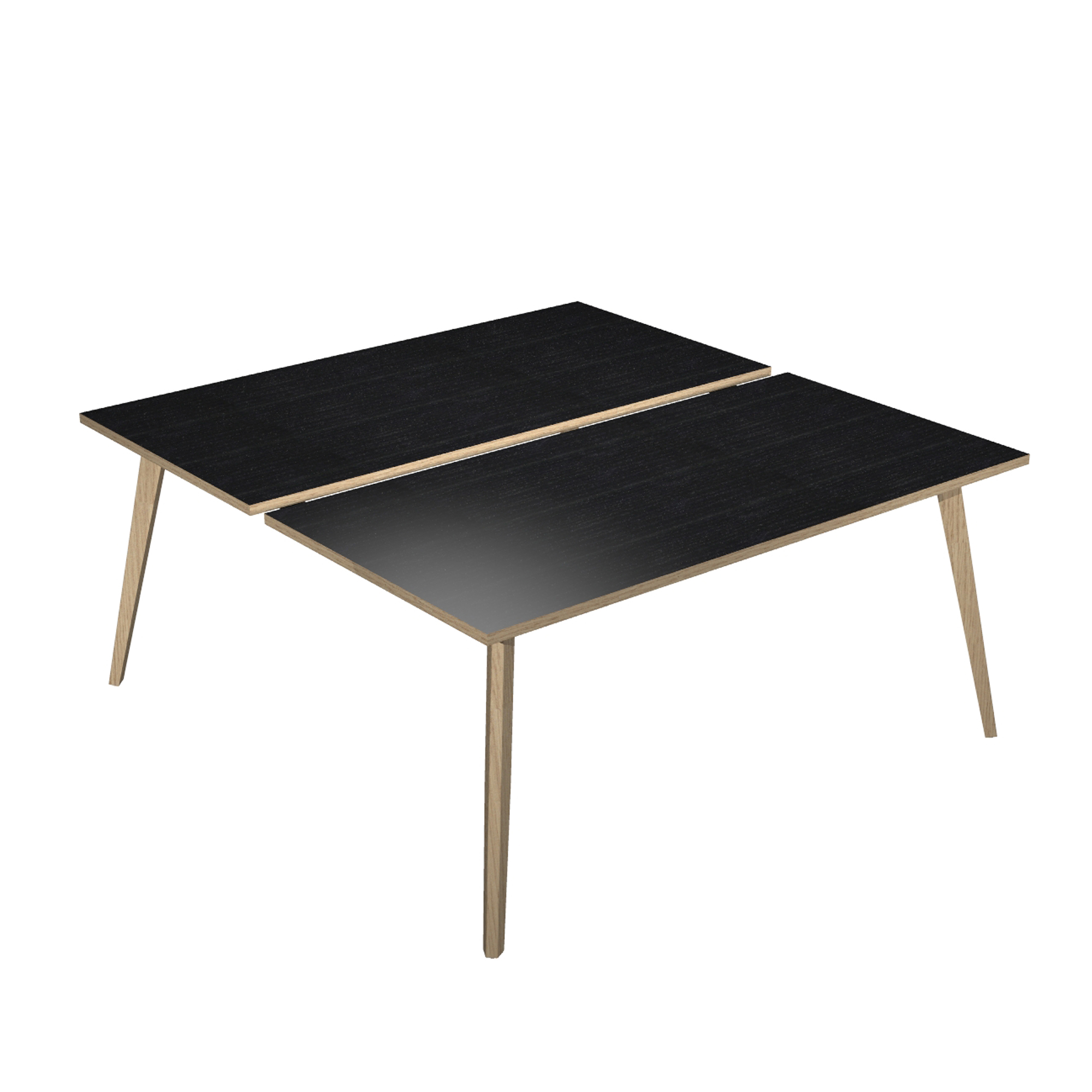 Scrivania Woody a 2 postazioni contrap. - 120 …