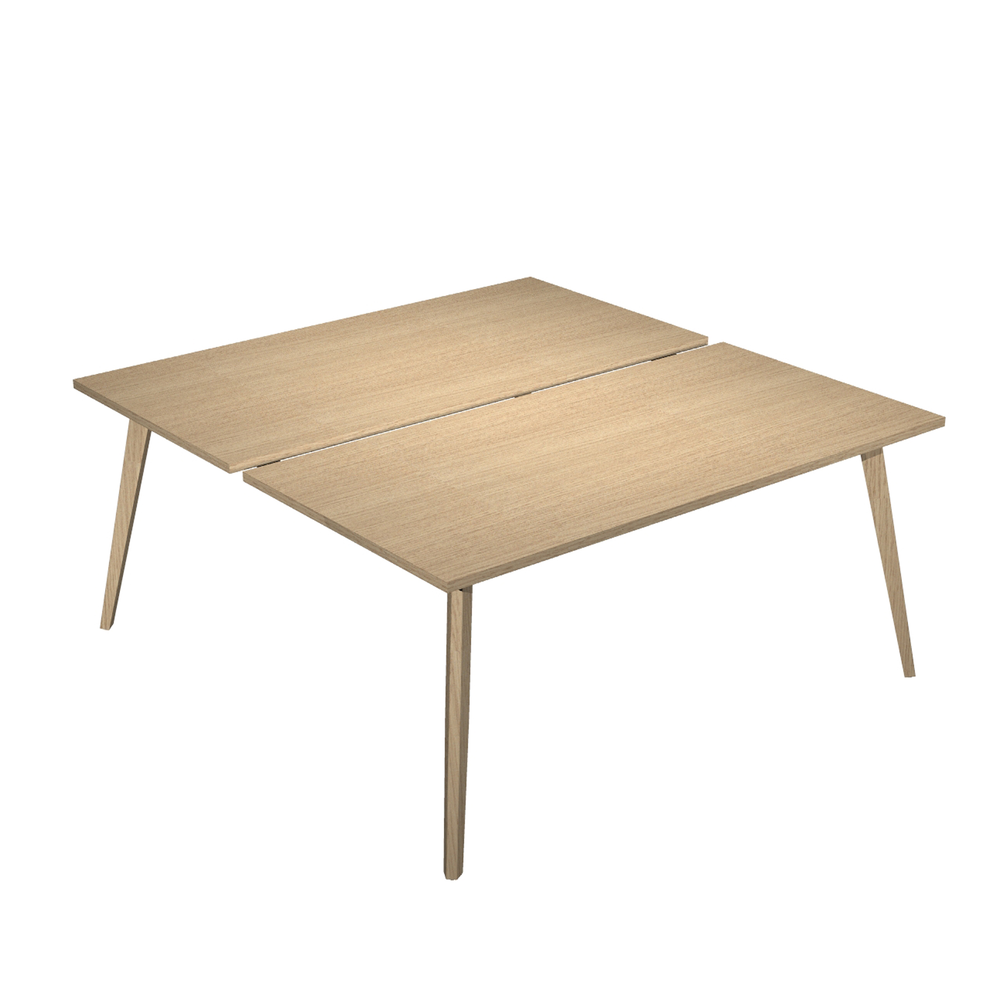 Scrivania Woody a 2 postazioni contrap. - 140 …