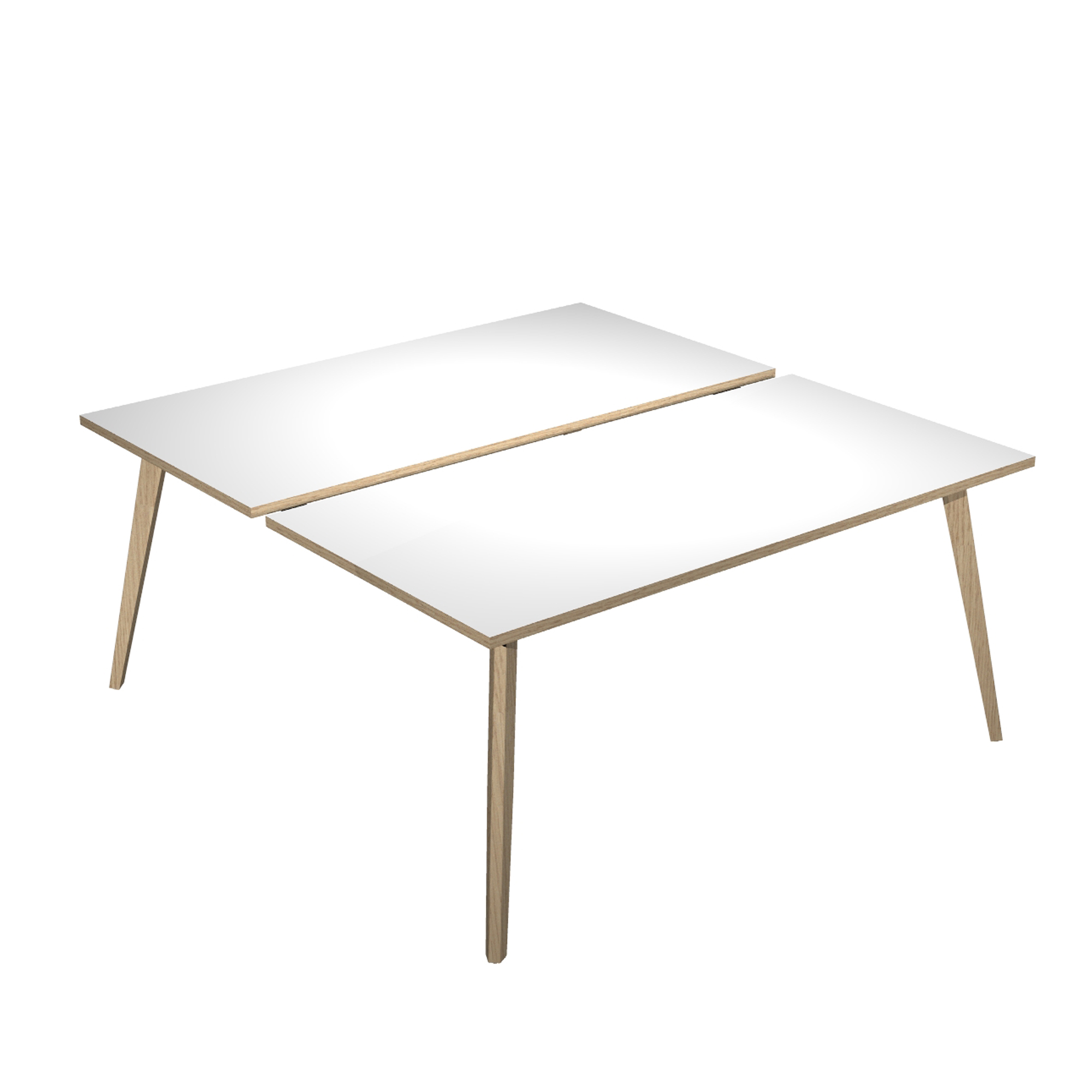 Scrivania Woody a 2 postazioni contrap. - 140 …