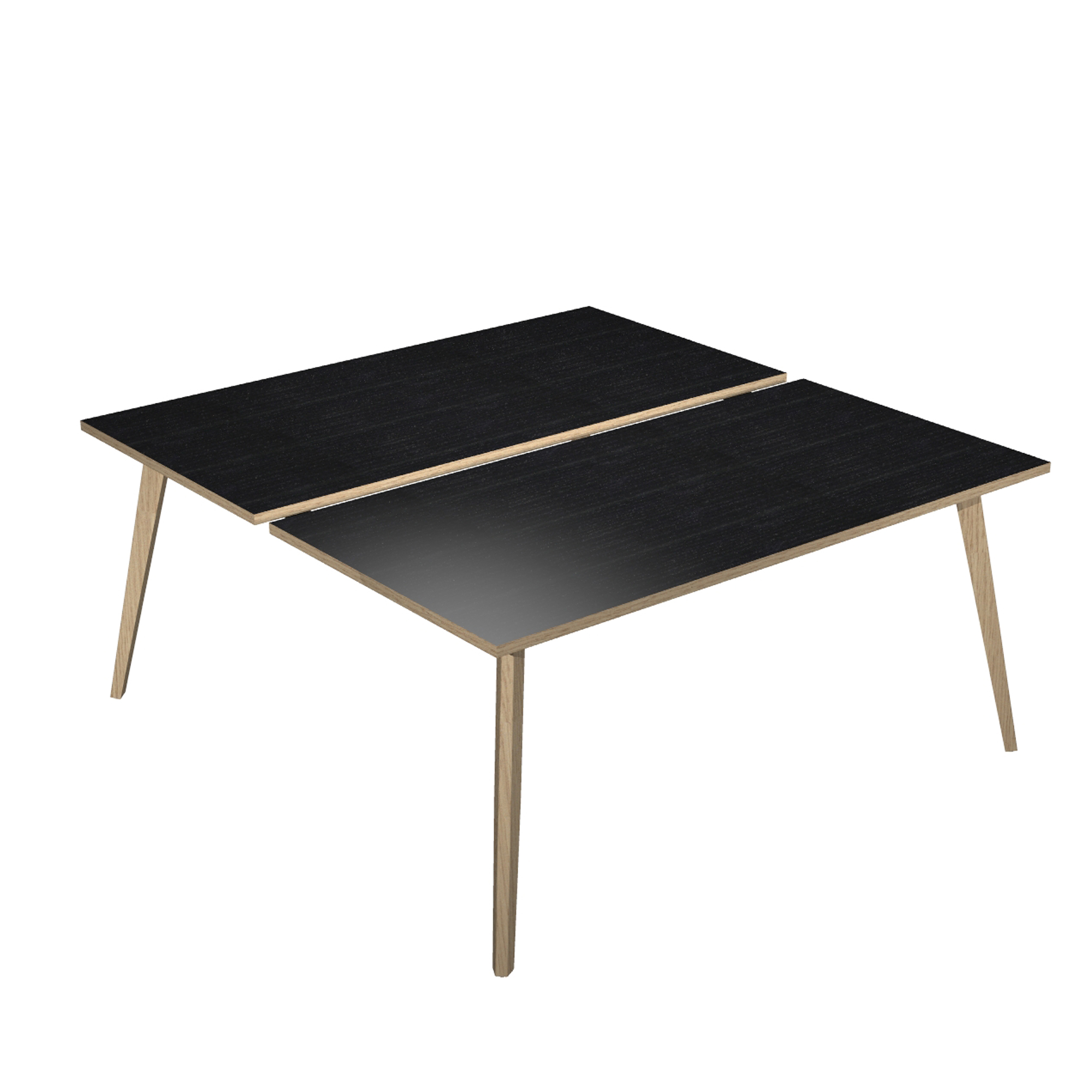Scrivania Woody a 2 postazioni contrap. - 140 …
