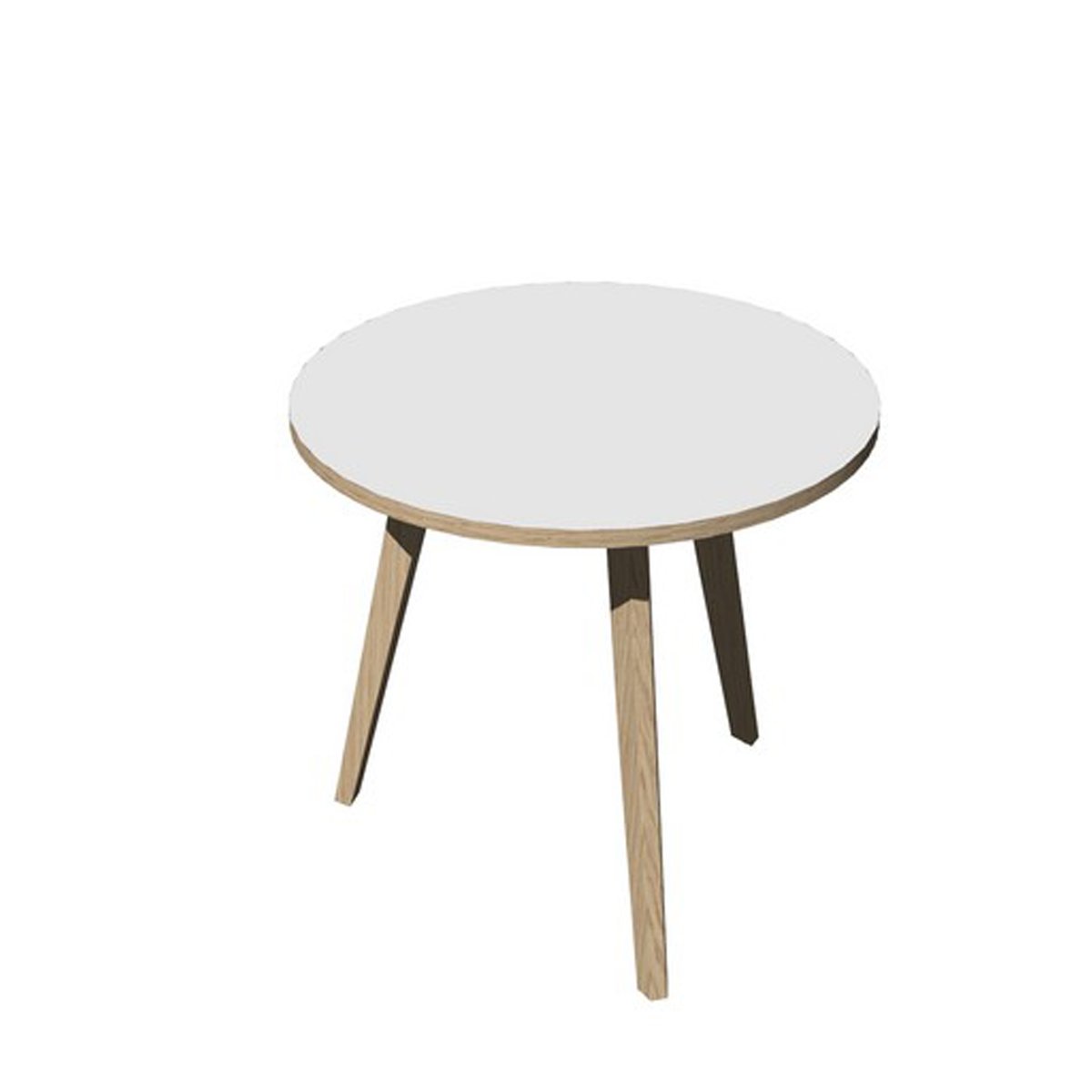 Tavolo riunione tondo Woody - diametro 80 cm …