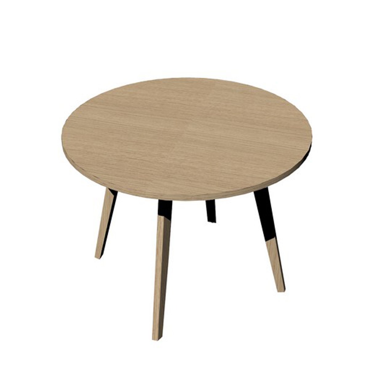 Tavolo riunione tondo Woody - diametro 100 cm …