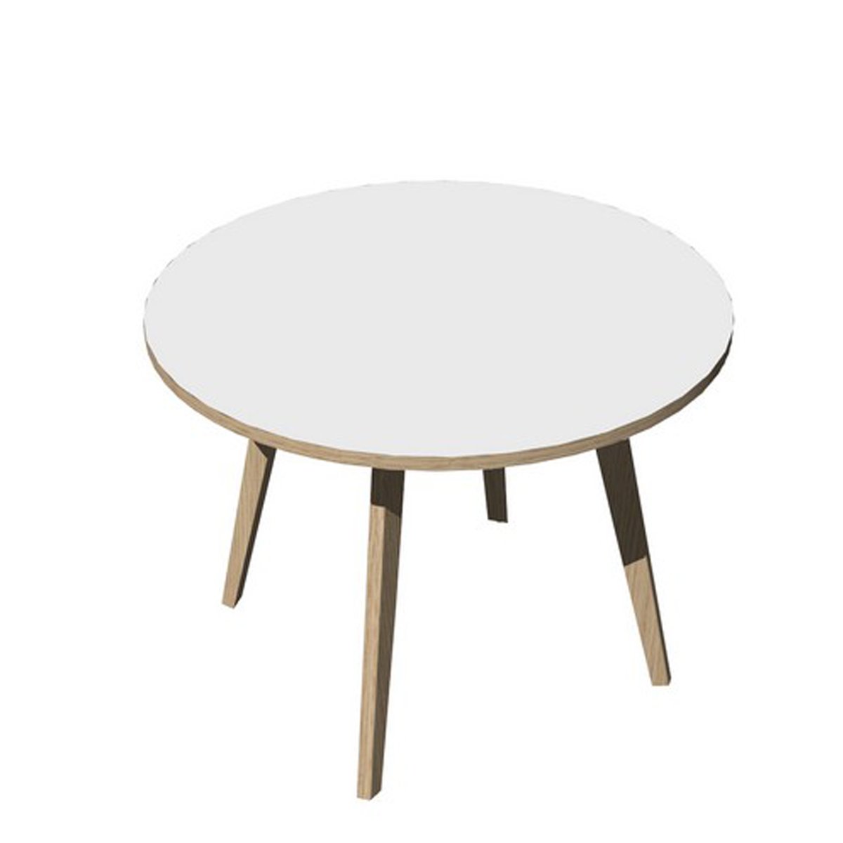 Tavolo riunione tondo Woody - diametro 100 cm …