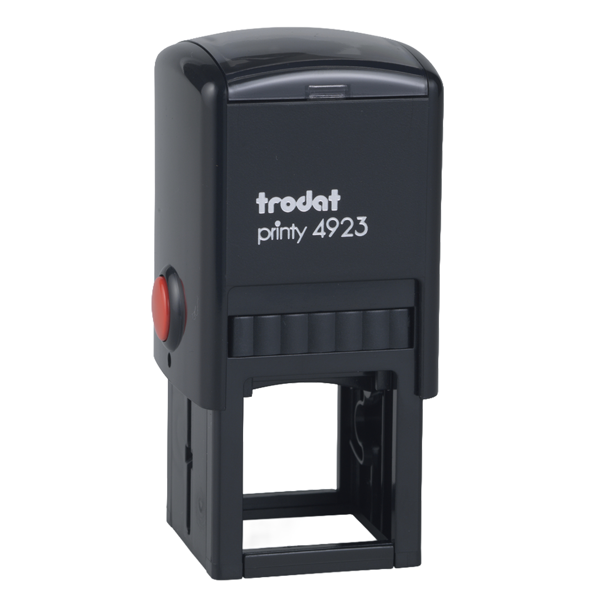 Timbro di testo rettangolare/quadrato 4923 nero 30x30mm 69846 trodat