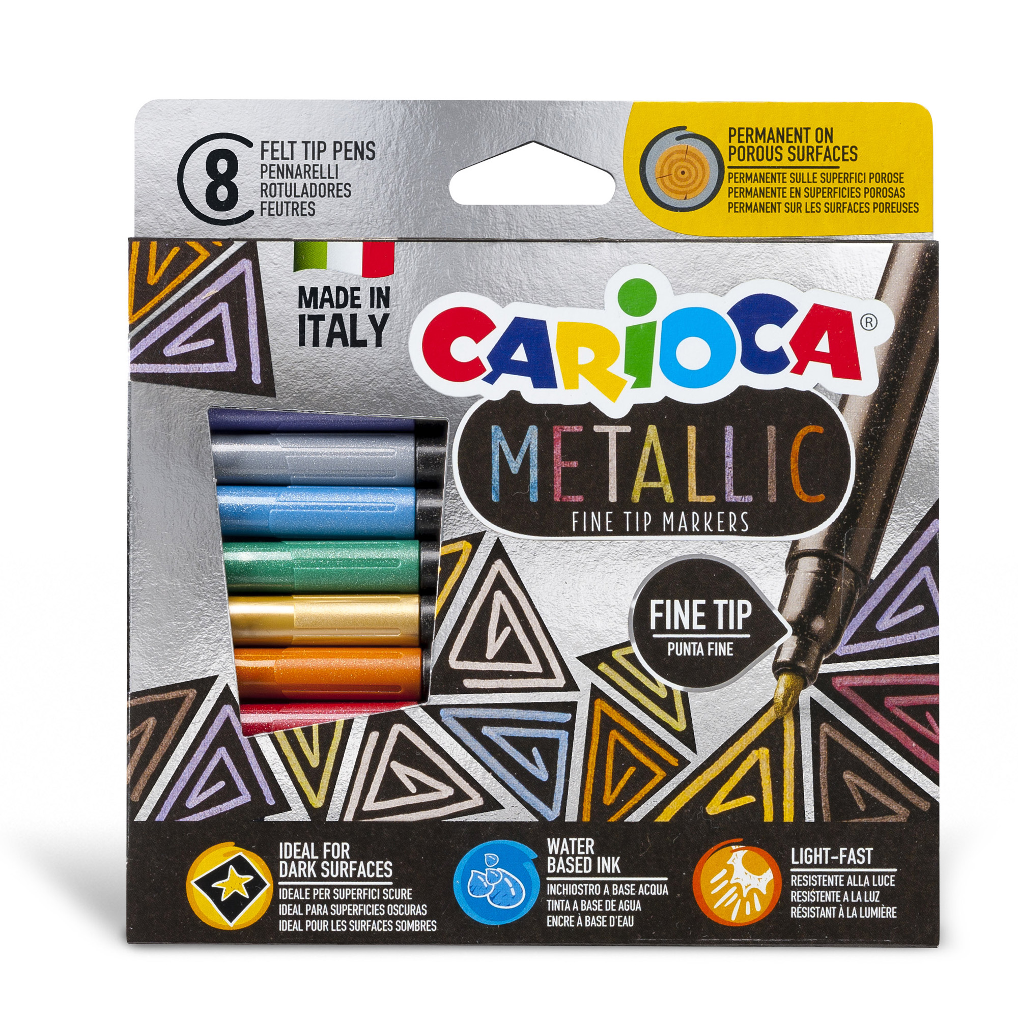 Pennarelli Metallic - punta fine - colori assortiti …