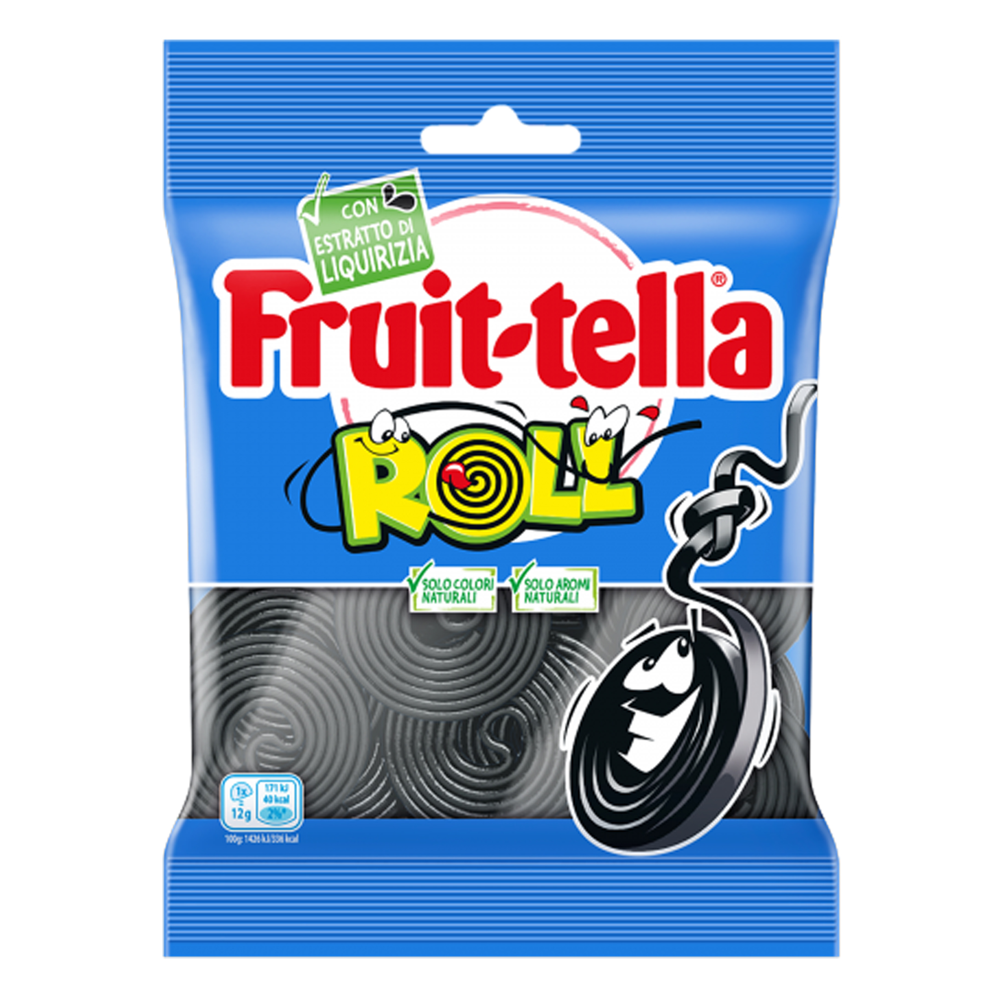 Caramella gommosa - liquirizia roll - formato pocket …