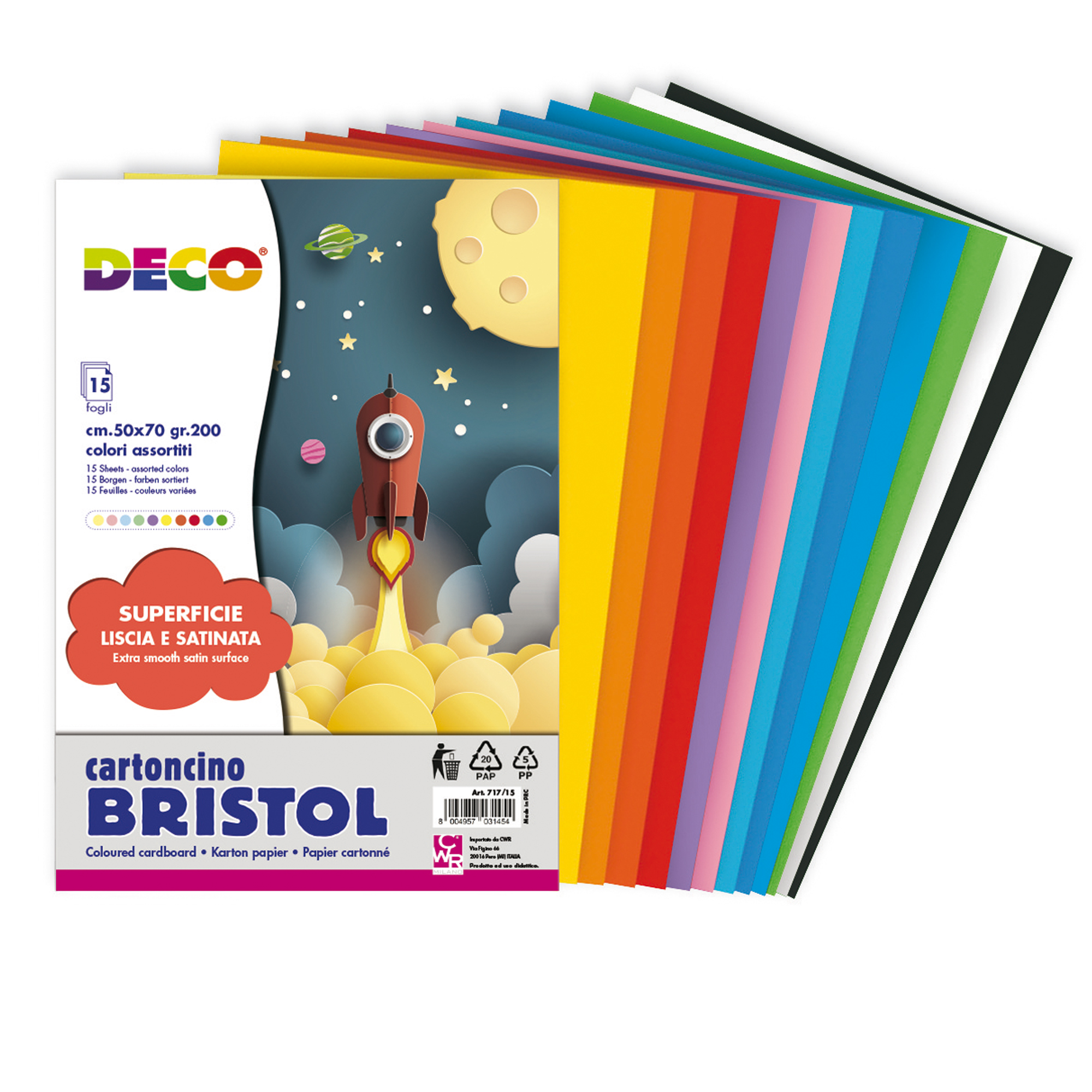 Cartoncino Bristol - 50 x 70 cm - …