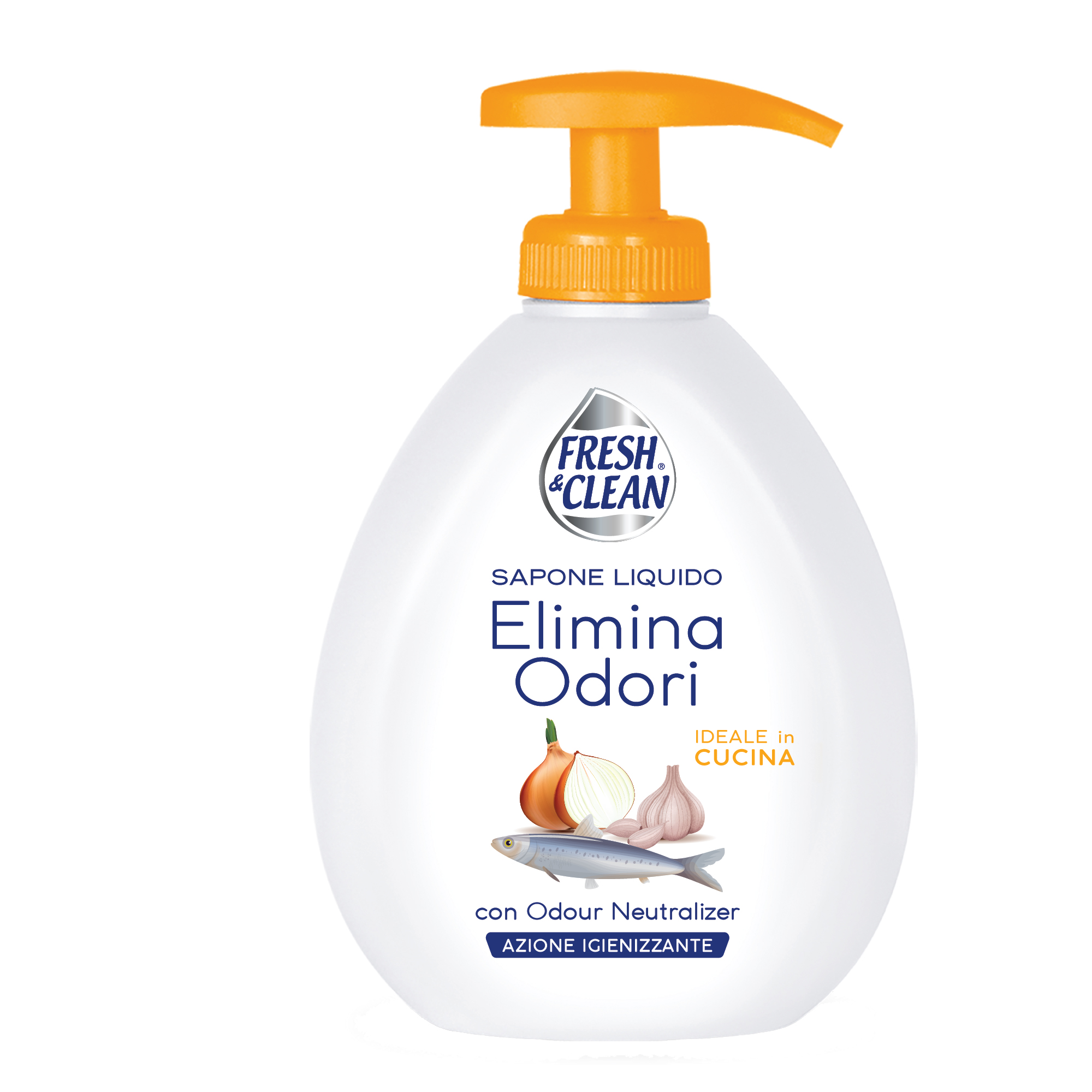 Sapone Gel - liquido - elimina odori - 300 ml - Fresh&Clean