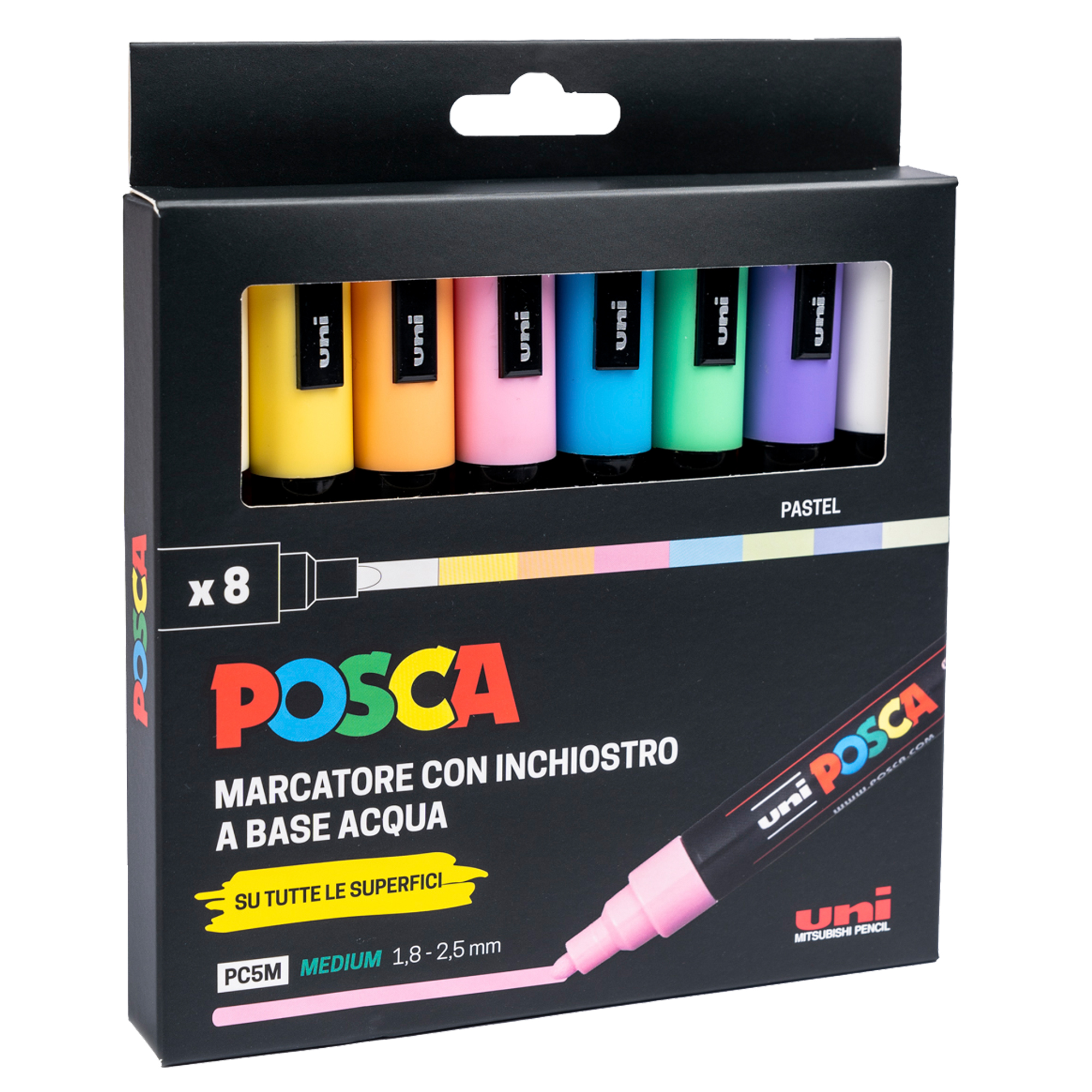 Marcatore Uni Posca PC5M - punta media 1,8-2,5 …