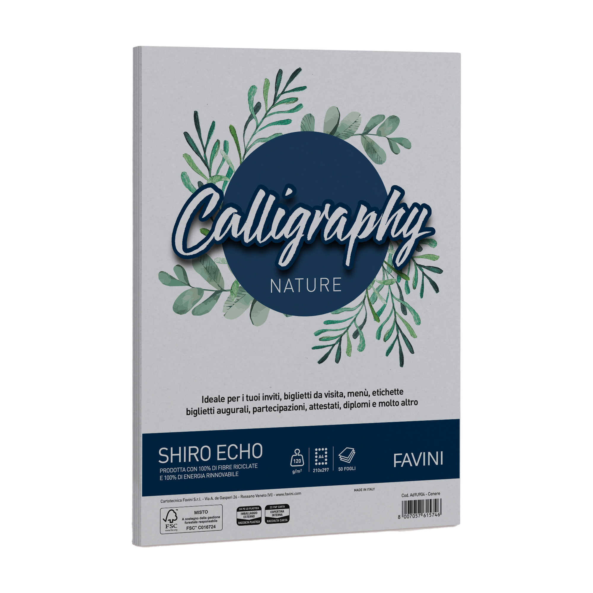 Carta Calligraphy Nature Shiro Eco - A4 - …