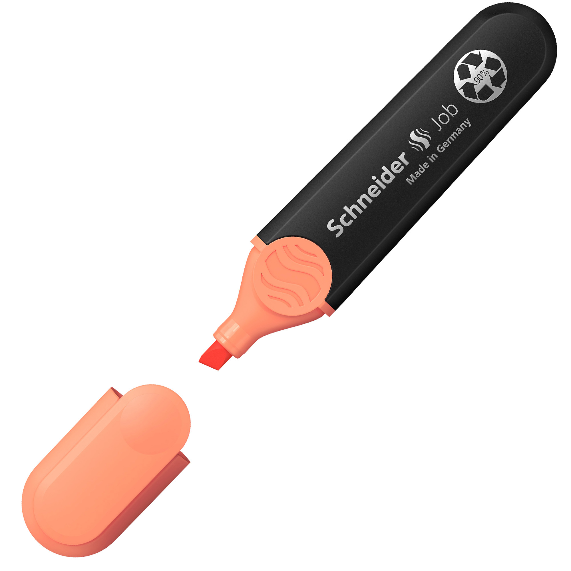Evidenziatore Job - PPL - punta 1,5 mm - arancio pastello - Schneider
