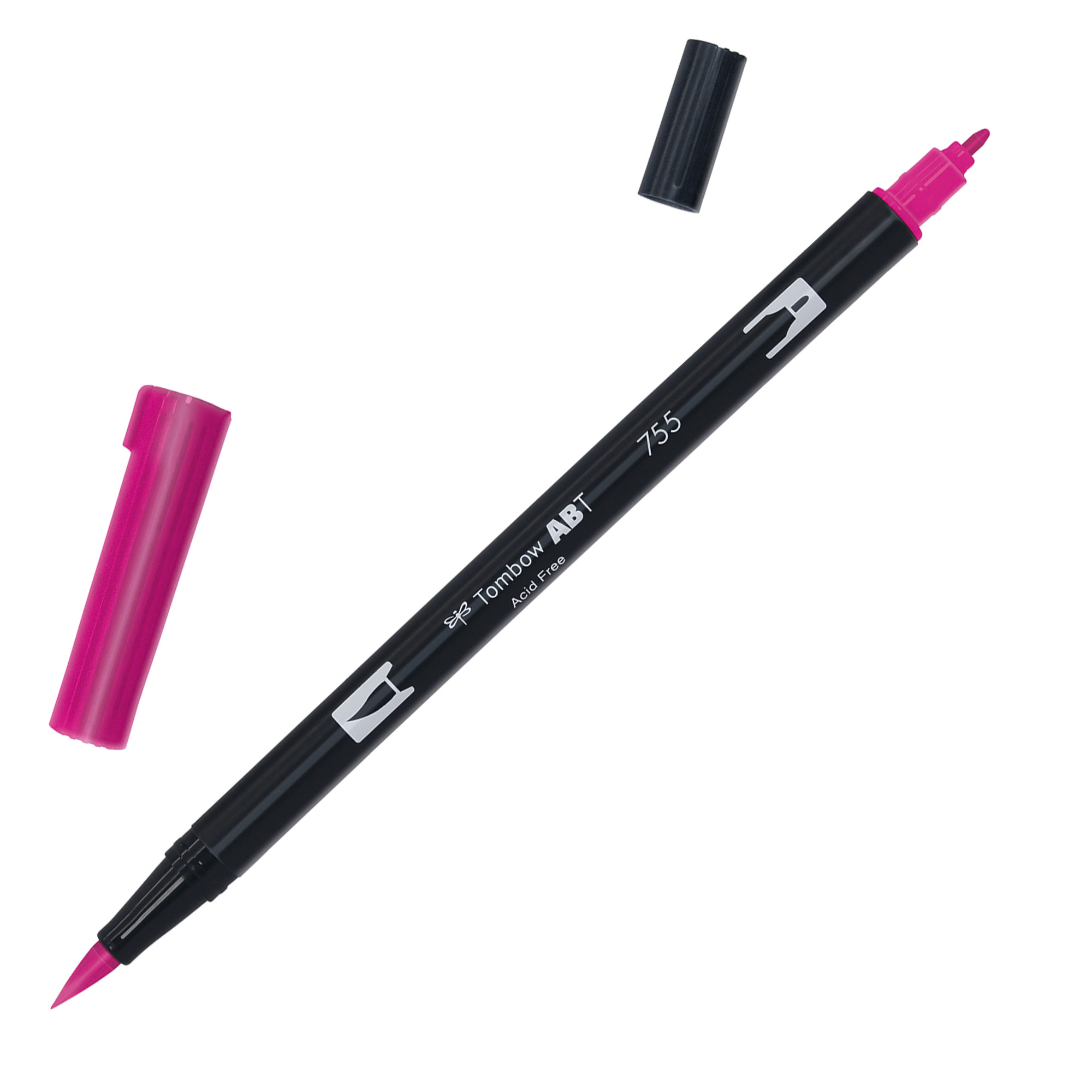 Pennarello Dual Brush 755 - rubine red - …
