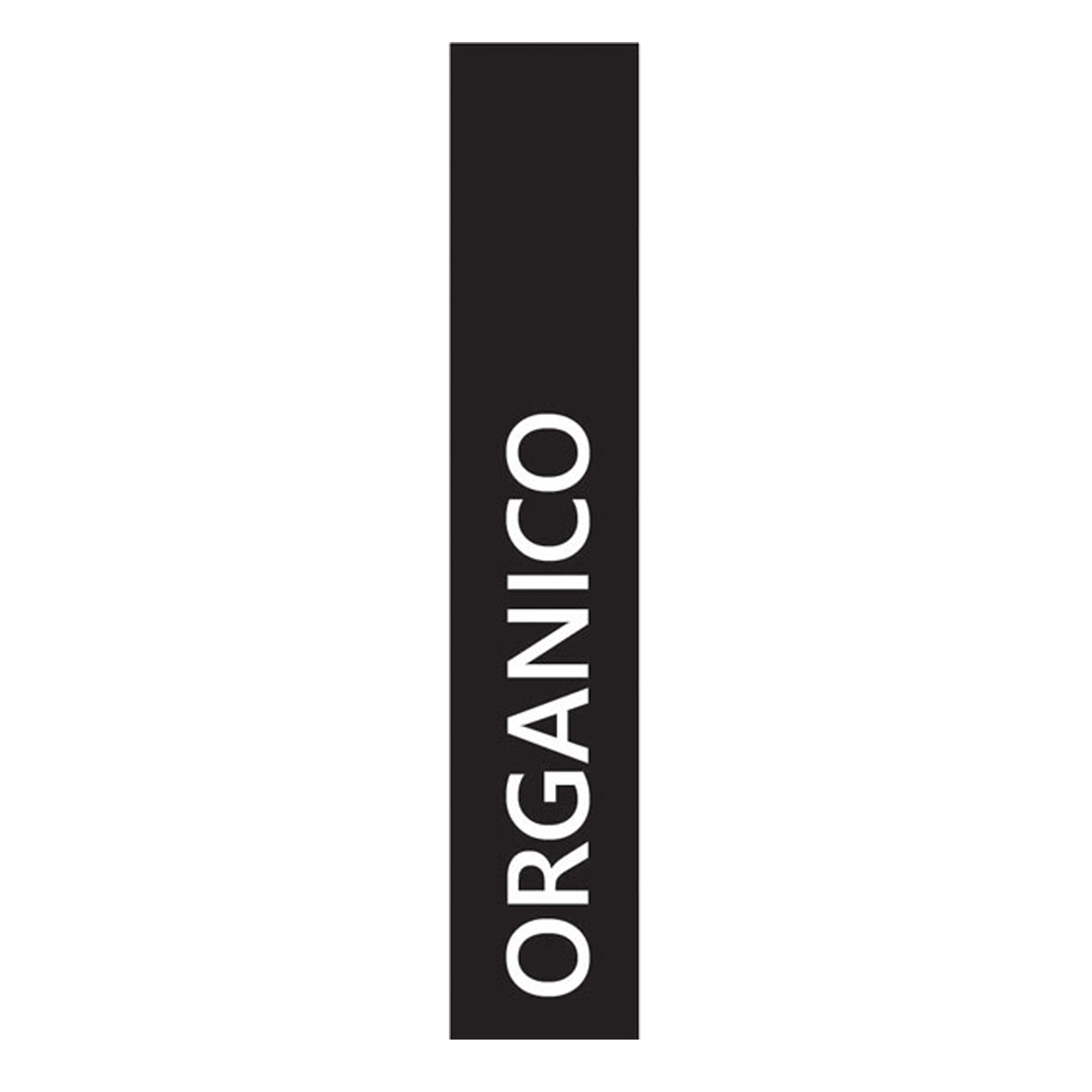 Etichetta adesiva raccolta differenziata - con stampa "ORGANICO" - 45 x 230 mm - vinile - bianco opaco - Medial