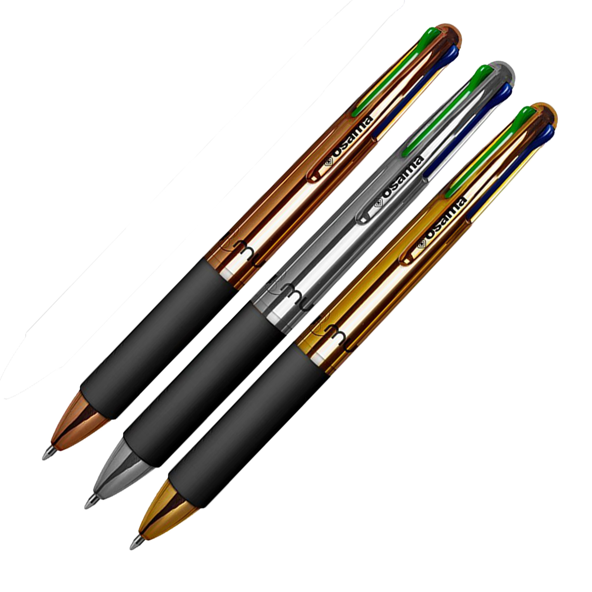 Penna a sfera 4 Multi Chrome - con …