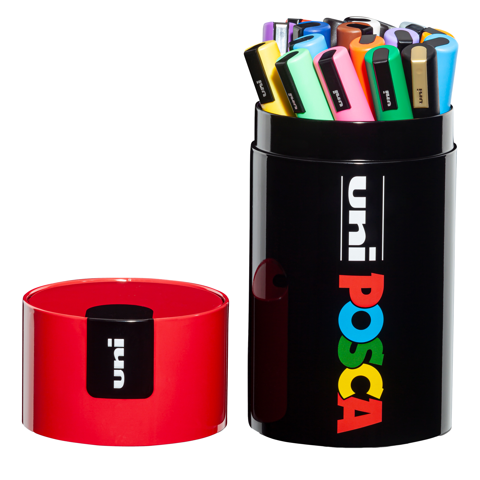 Marcatore Uni Posca PC5M - con coperchio rosso …