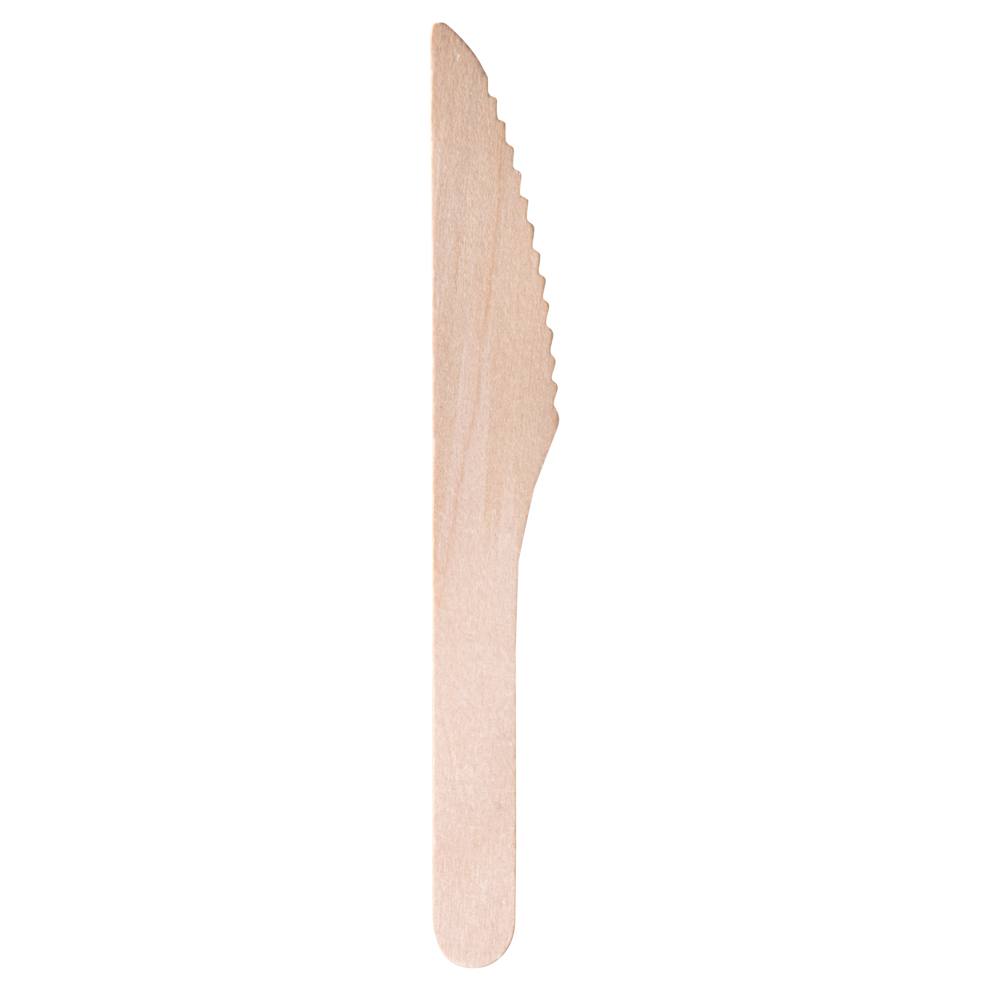Coltello monouso in legno - 16 cm - …