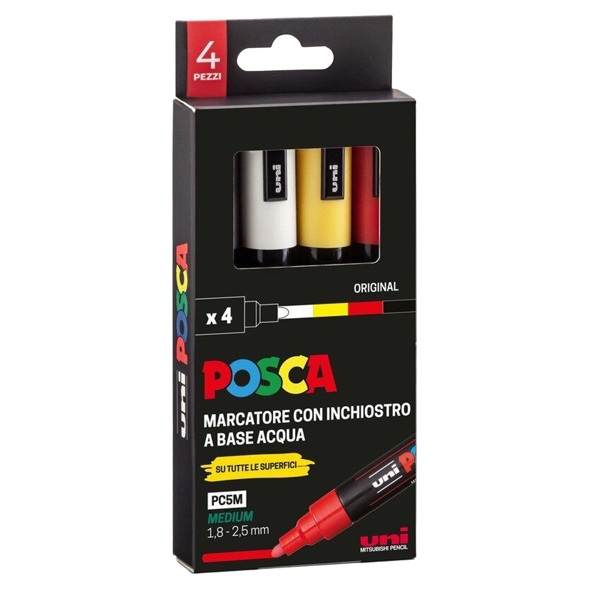 Marcatore Uni Posca PC5M - punta media 1,8-2,5 …