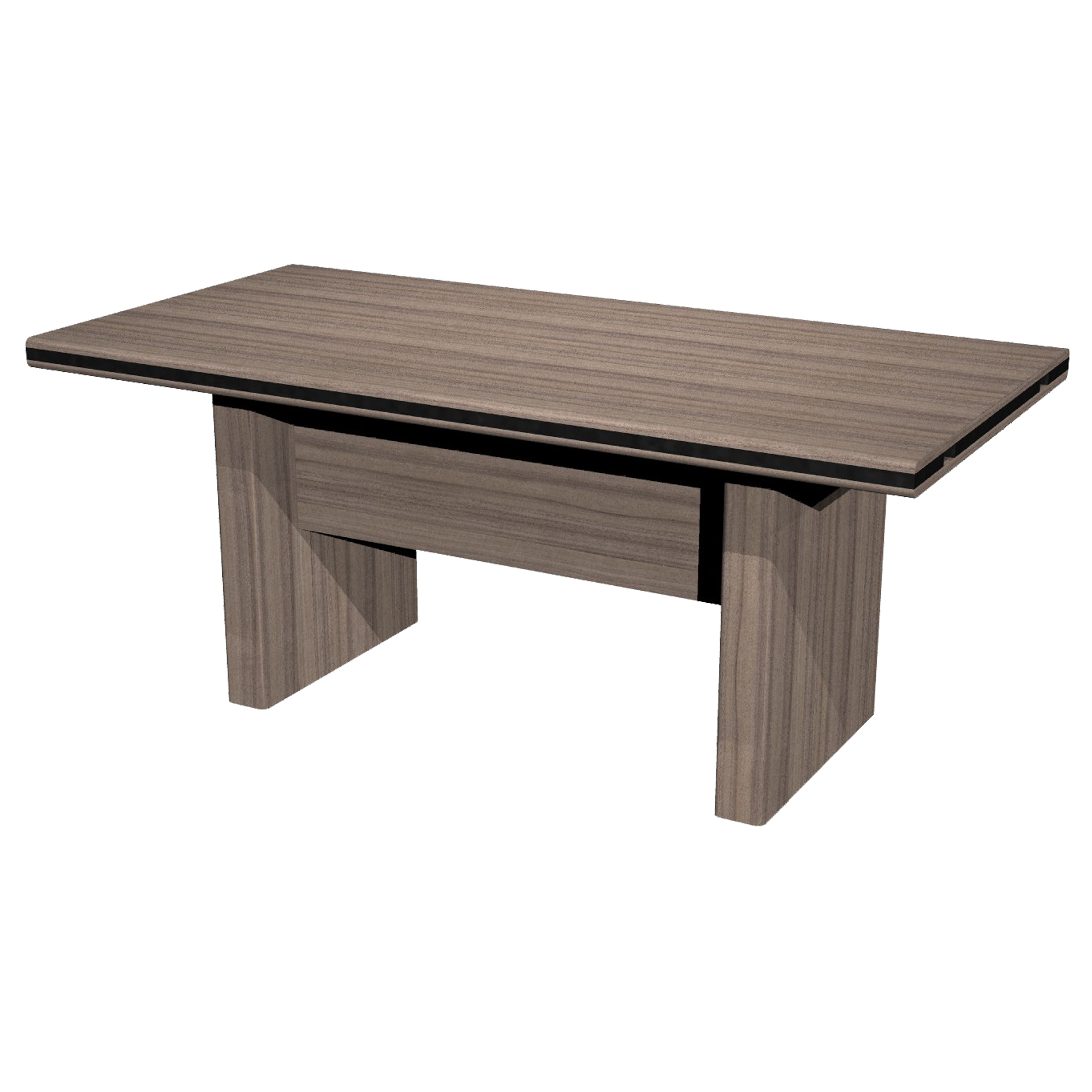 Scrivania direzionale Elegance - 180 x 90 cm - noce toscano